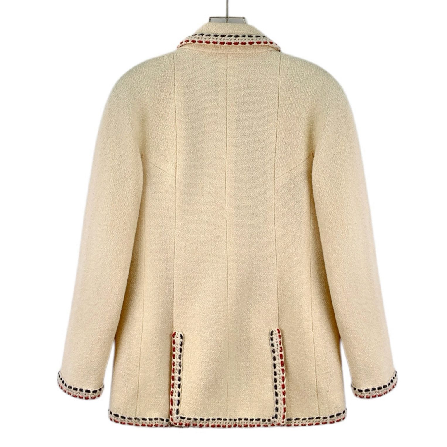 Chanel Chanel Hamburg Wool Coat Beige (34) Size XS / US 0-2 / IT 36-38 - 2 Thumbnail