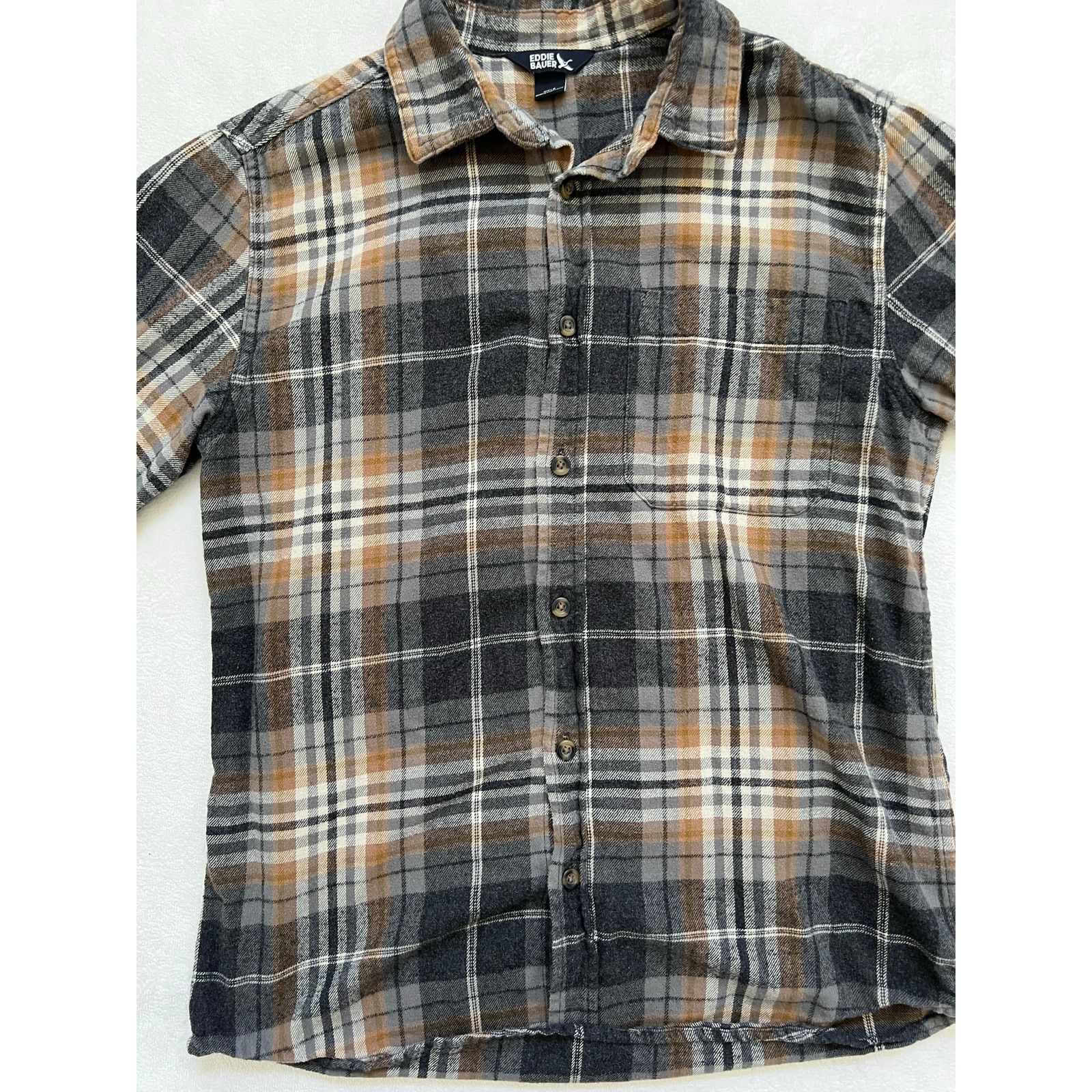 Eddie Bauer Eddie Bauer Flannel Plaid 100% Cotton Button Up Men's Small Size US S / EU 44-46 / 1 - 3 Thumbnail