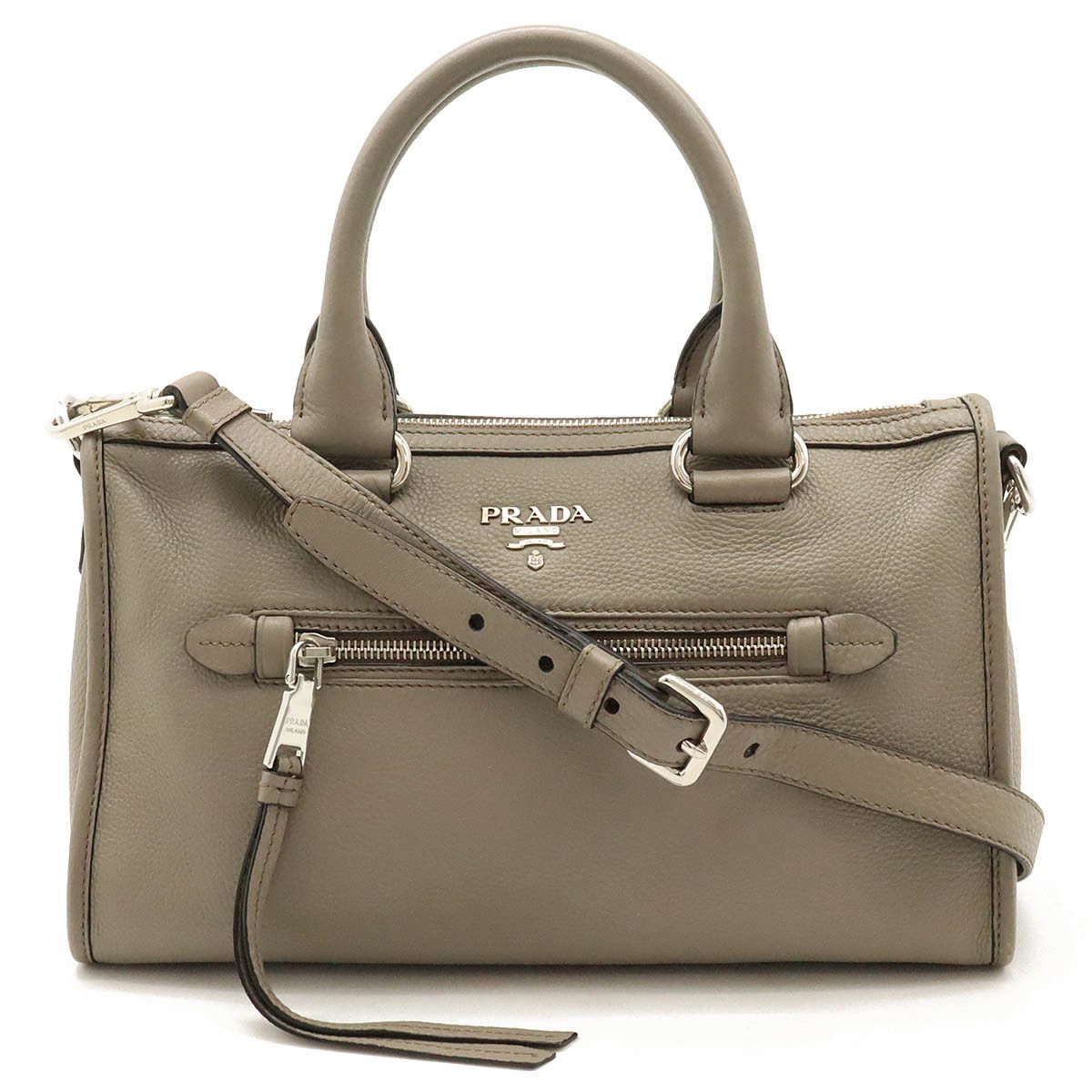 Prada Prada Leather 2WAY Handbag Shoulder Bag 1BB022 Leather Handbag 1BB022 in Great Condition