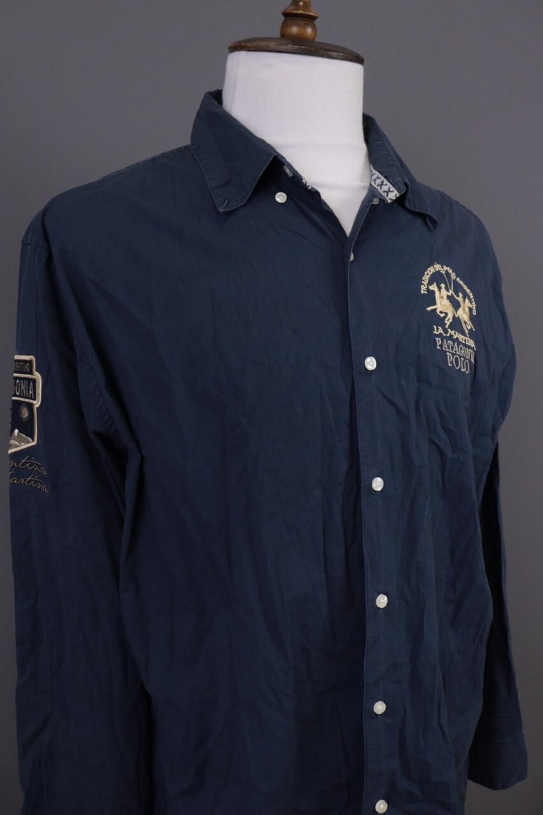 La Martina LA MARTINA Buenos Aires Slim Fit Tour #3 Shirt Size 3XL Size US XXL / EU 58 / 5 - 8 Thumbnail