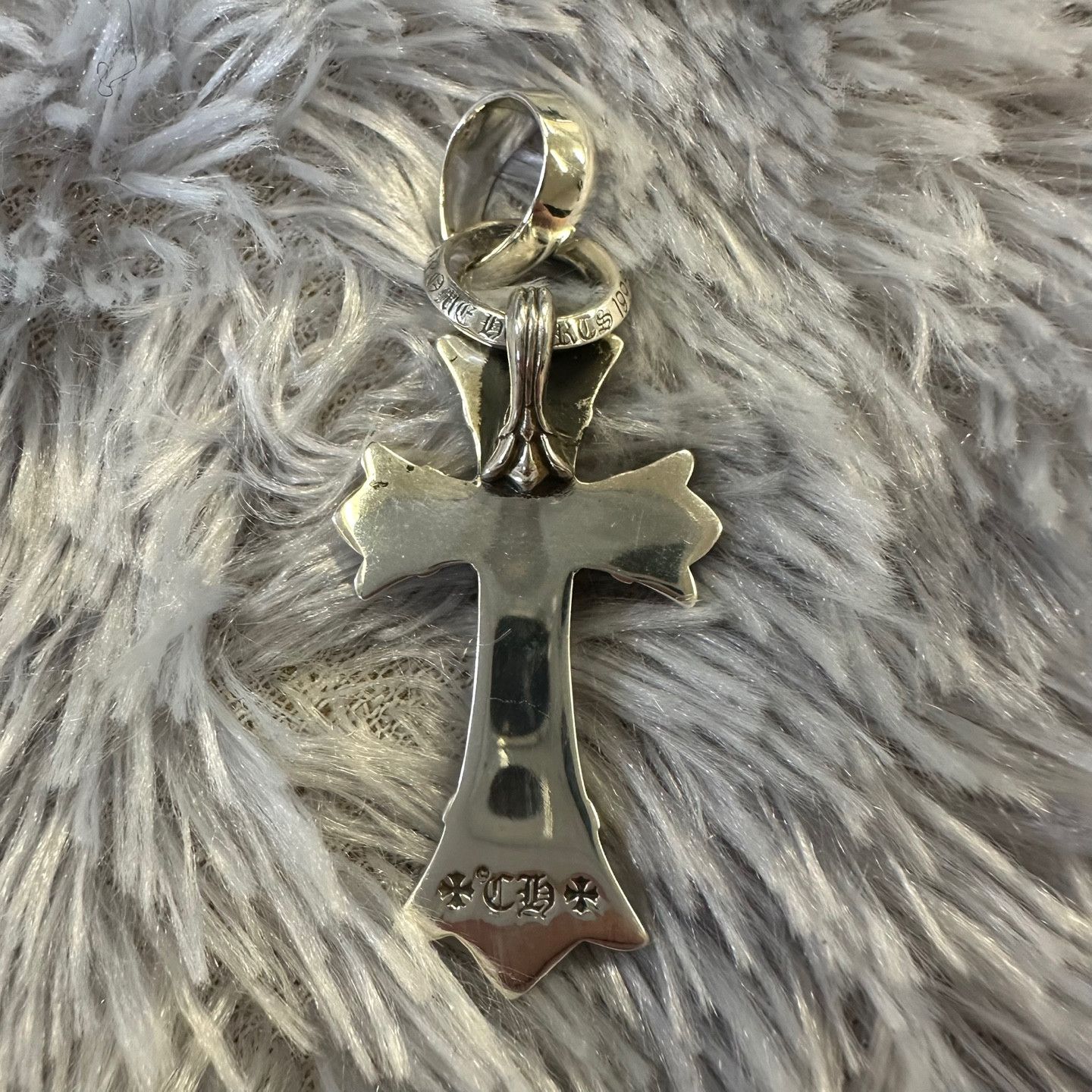 Chrome Hearts CH Double Cross Pendant with Bale Size ONE SIZE - 3 Thumbnail