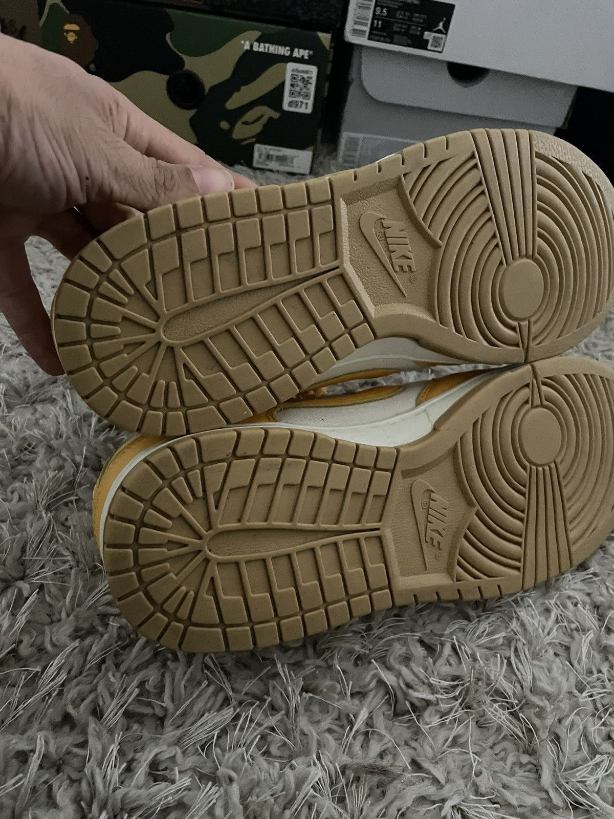 Nike Nike Dunk Low University Gold Coconut Milk Size US 10 / EU 43 - 7 Thumbnail
