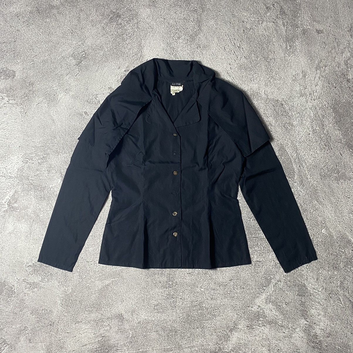 ATSURO TAYAMA × Japanese Brand Atsuro Tayama Black Blouse Size M / US 6-8 / IT 42-44 - 1 Thumbnail