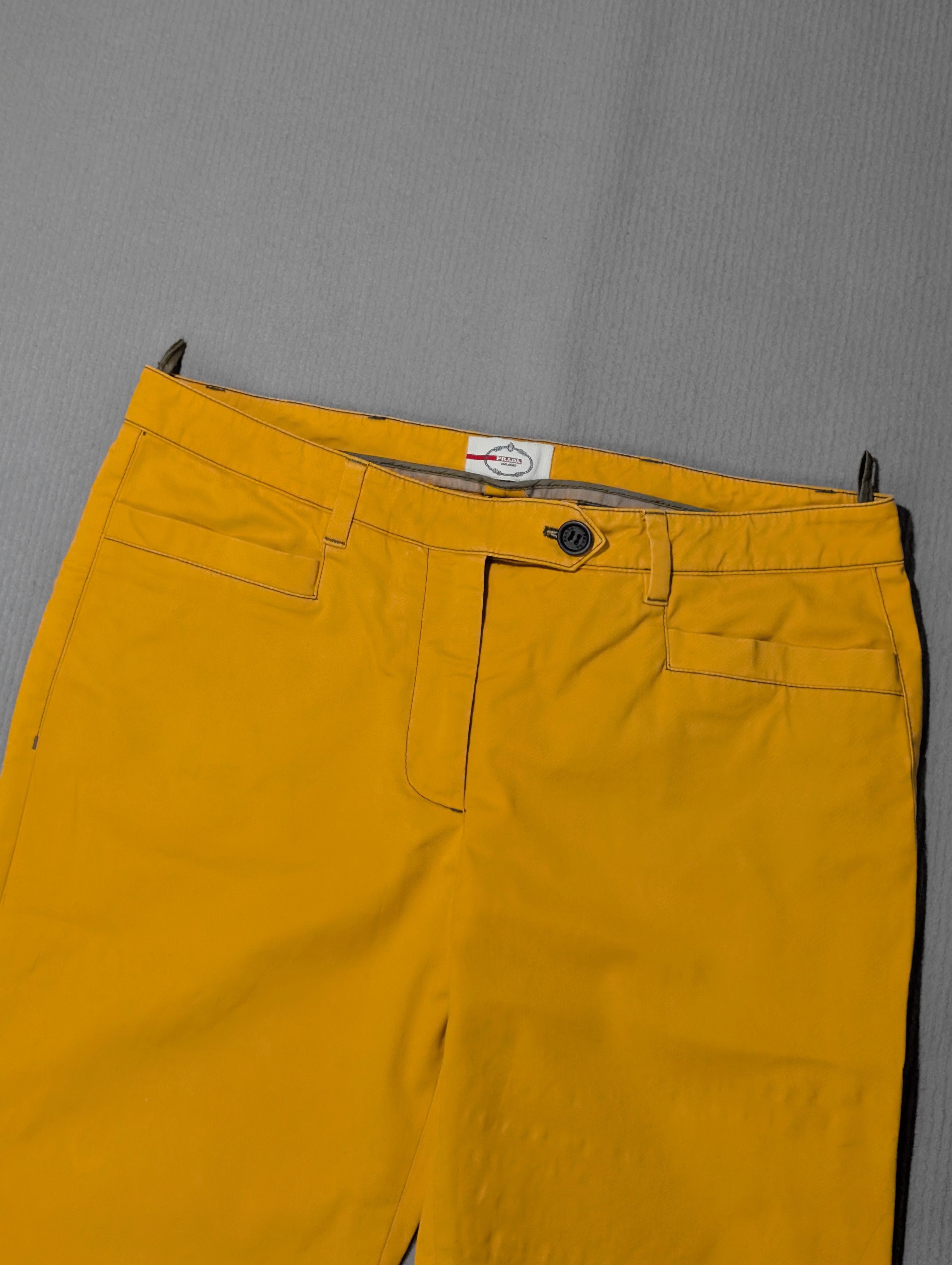 Prada Prada Chino Trousers Orange Pants Size 30" / US 8 / IT 44 - 2 Thumbnail