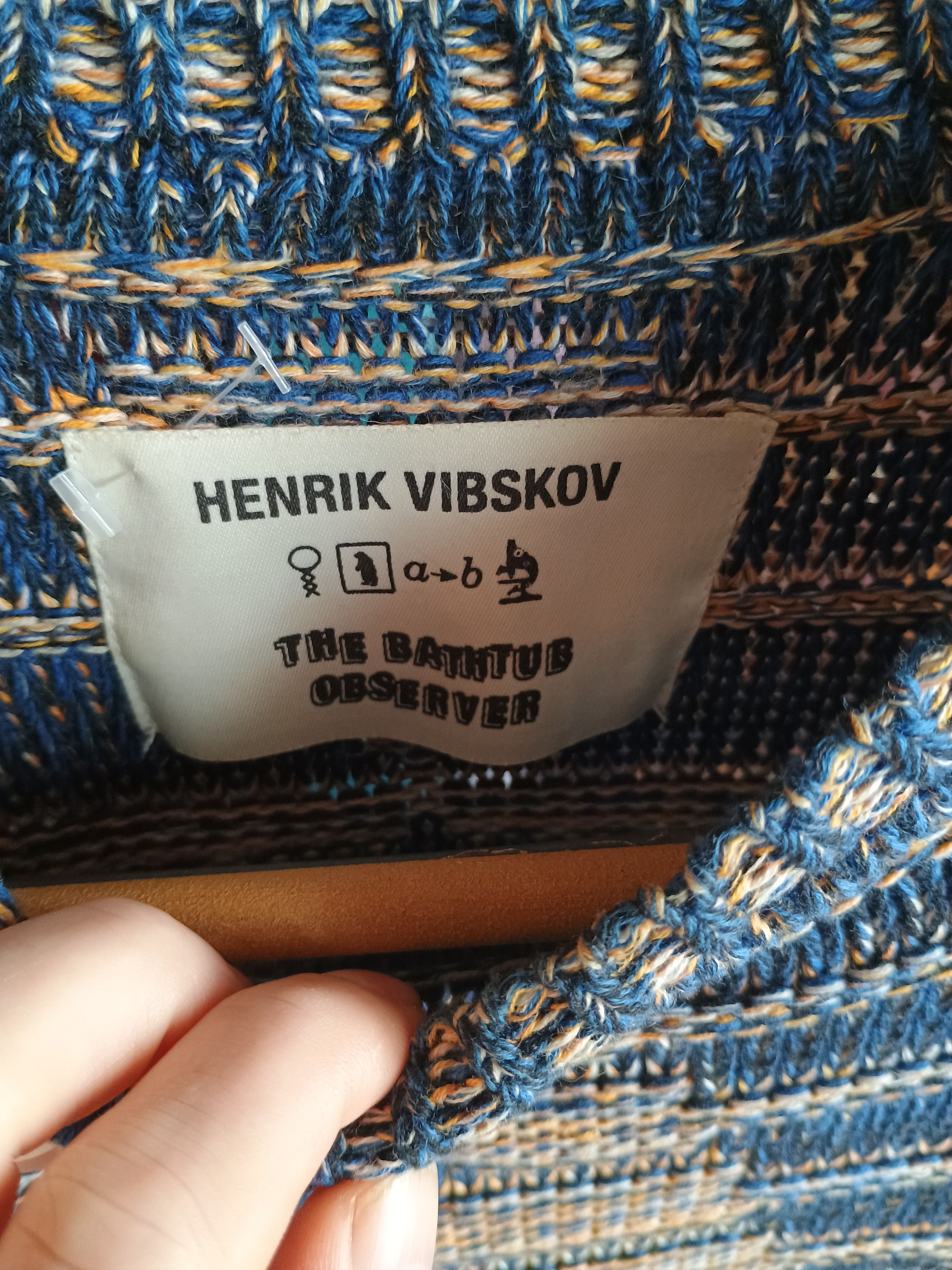 Henrik Vibskov Geometric ridged knit sweater Size US S / EU 44-46 / 1 - 2 Thumbnail
