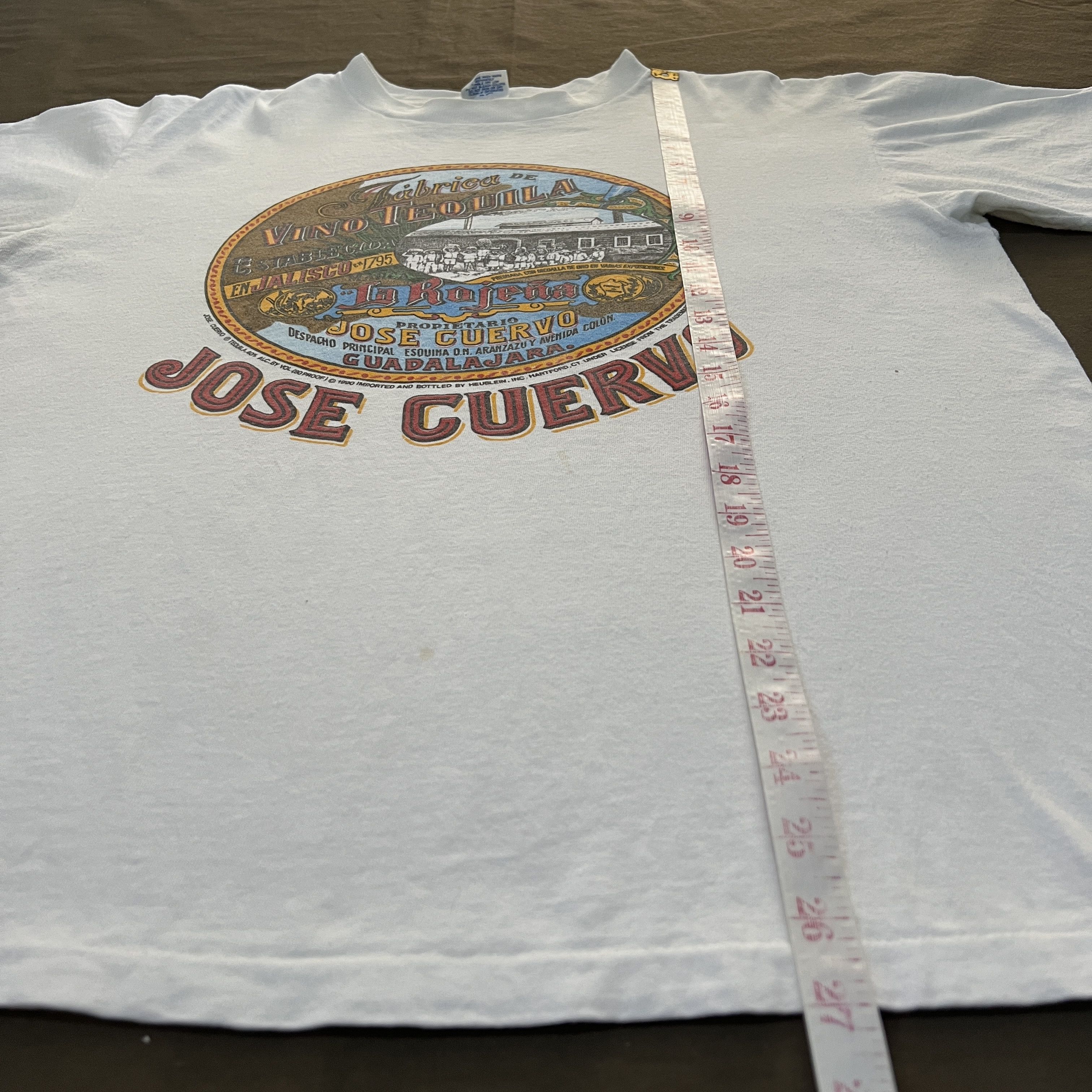 Vintage Vintage 90s Jose Cuervo Tequila graphic streetwear Tee Size US L / EU 52-54 / 3 - 11 Thumbnail