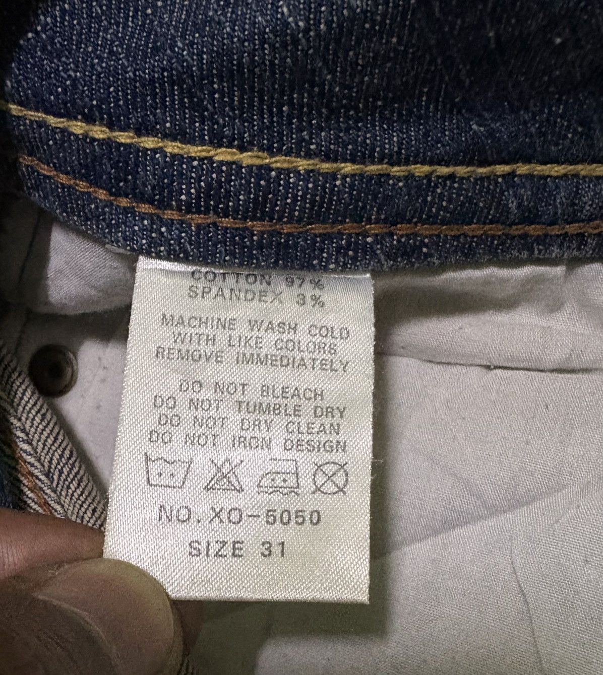 XOXO XOXO Streetwear Jeans Low Flared Denim Size US 31 - 18 Thumbnail