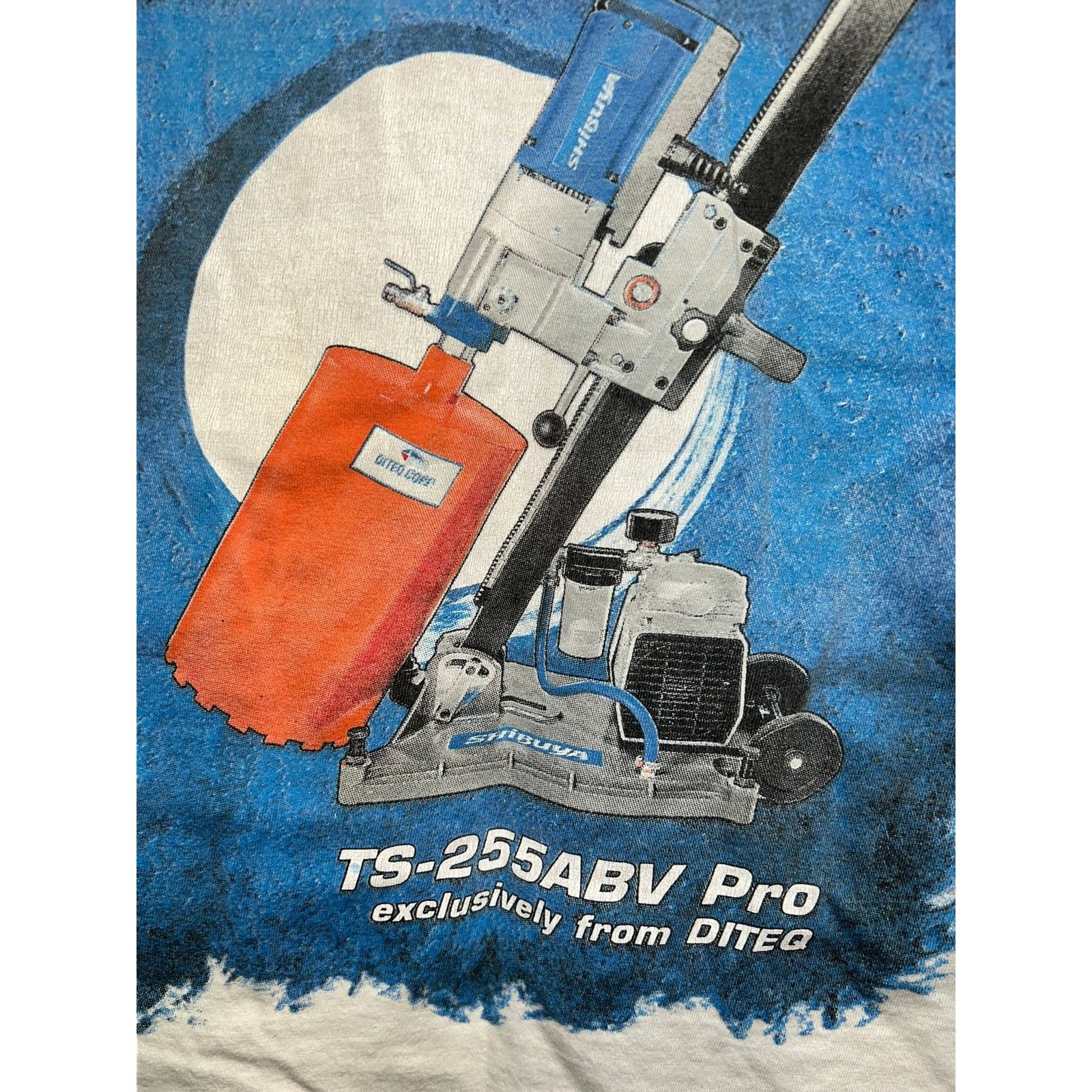 Vintage Vintage Tool Shirt Equipment Drilling Shibuya Graphic Tee L Size US L / EU 52-54 / 3 - 9 Thumbnail