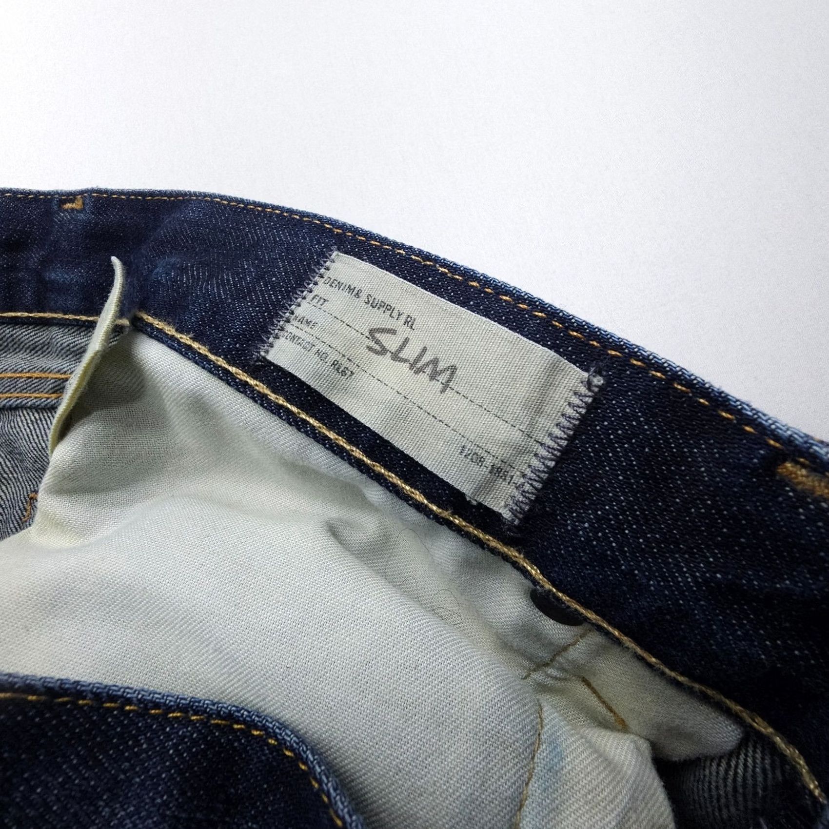 Ralph Lauren Ralph Lauren Denim Supply Slim Straight Jeans Mens 34 x 34 Dark Wash Denim & Supply Size US 34 / EU 50 - 4 Thumbnail