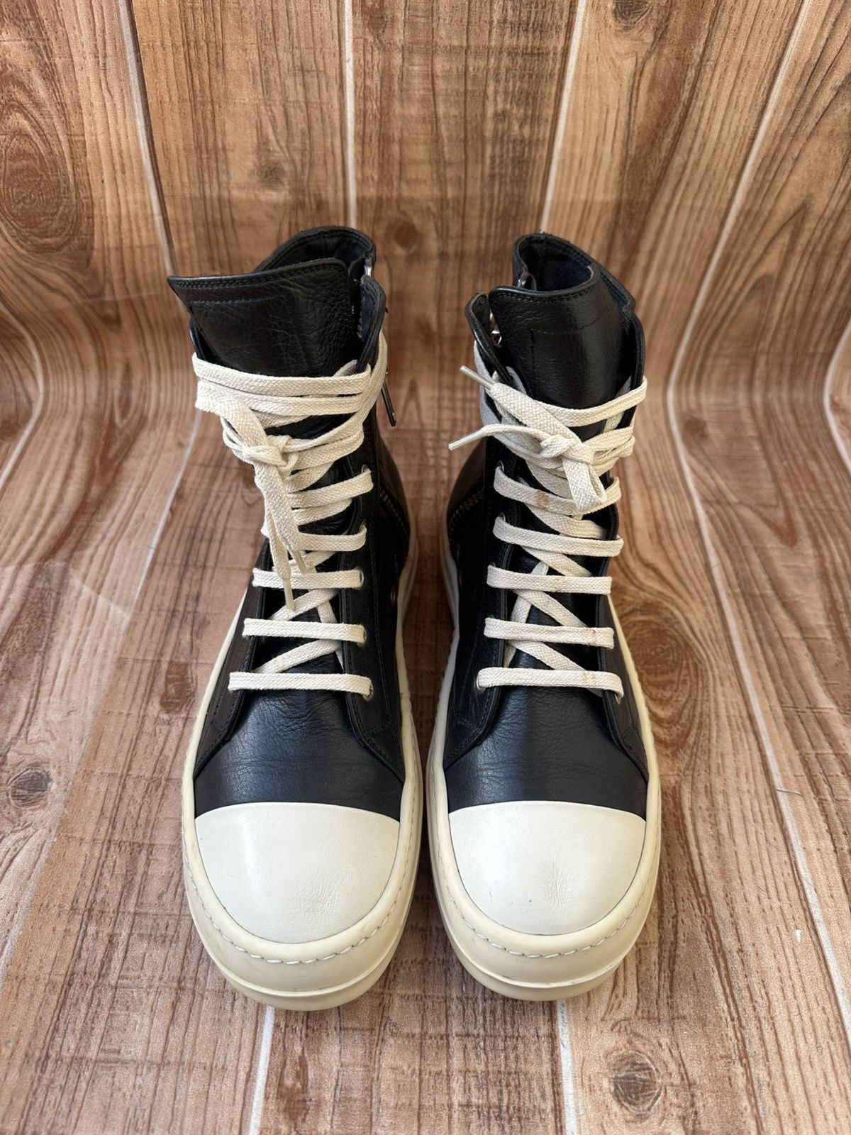 Rick Owens W18 Rick Owens Mainline Black Ramones Size US 8.5 / IT 38.5 - 3 Thumbnail