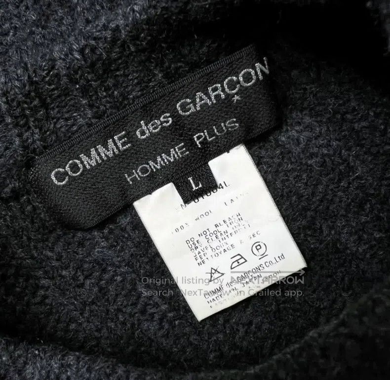 Comme des Garcons Comme Des Garcons Twisted Wool Knit Sweater Size US L / EU 52-54 / 3 - 4 Thumbnail