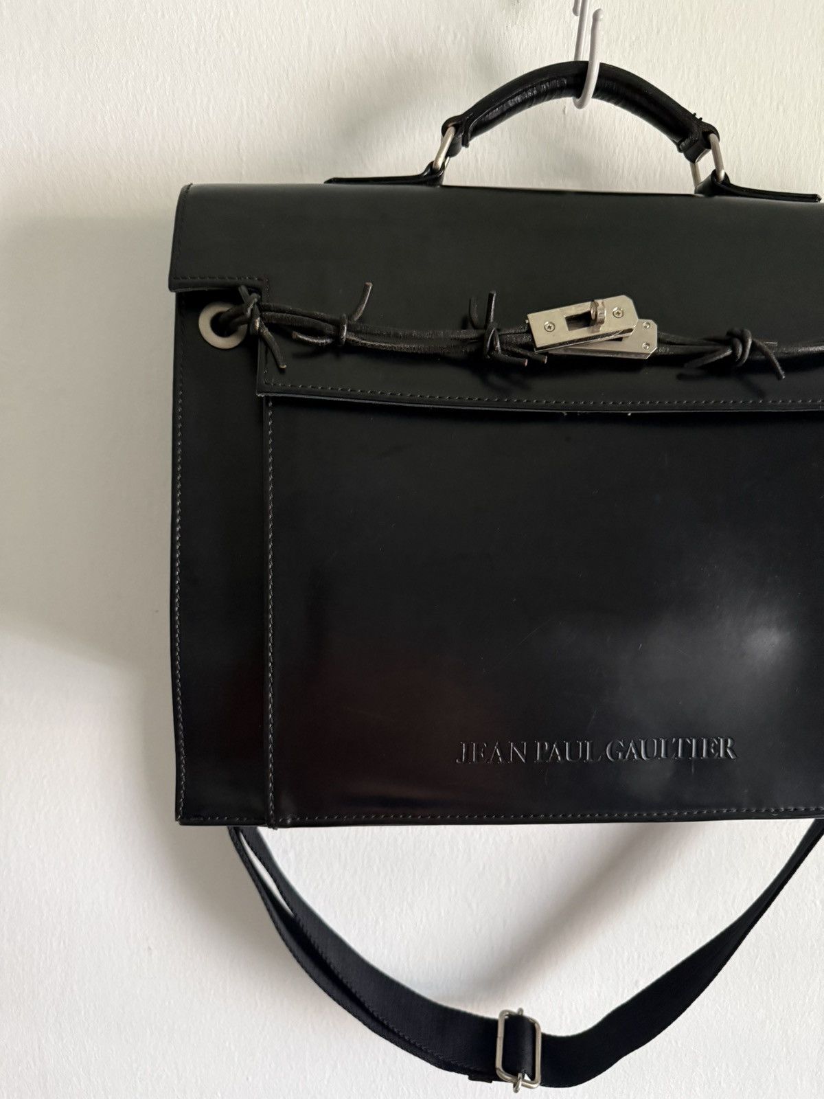 Jean Paul Gaultier Rare Jean paul gaultier black birkin briefcase Size ONE SIZE - 3 Thumbnail