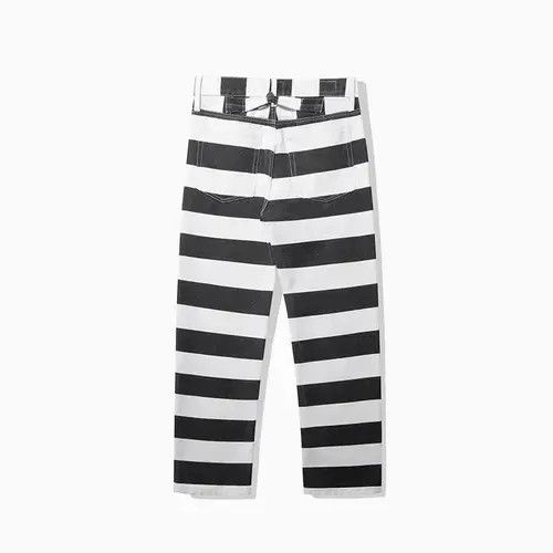 Other Striped Thick Denim Pants Durable Size US 36 / EU 52 - 3 Thumbnail