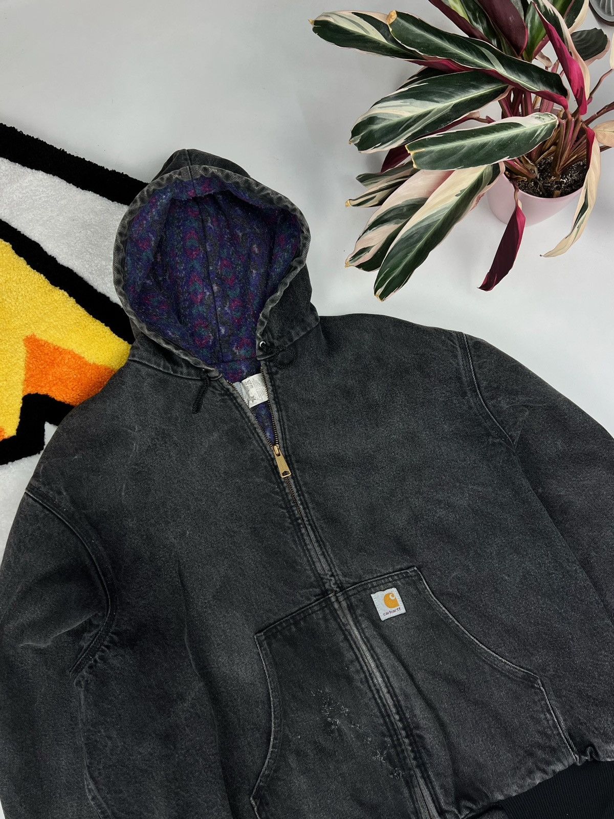 Champion Gravel Carhartt Active Jacket Grey Carhartt Jacket Hooded Size US XL / EU 56 / 4 - 4 Thumbnail