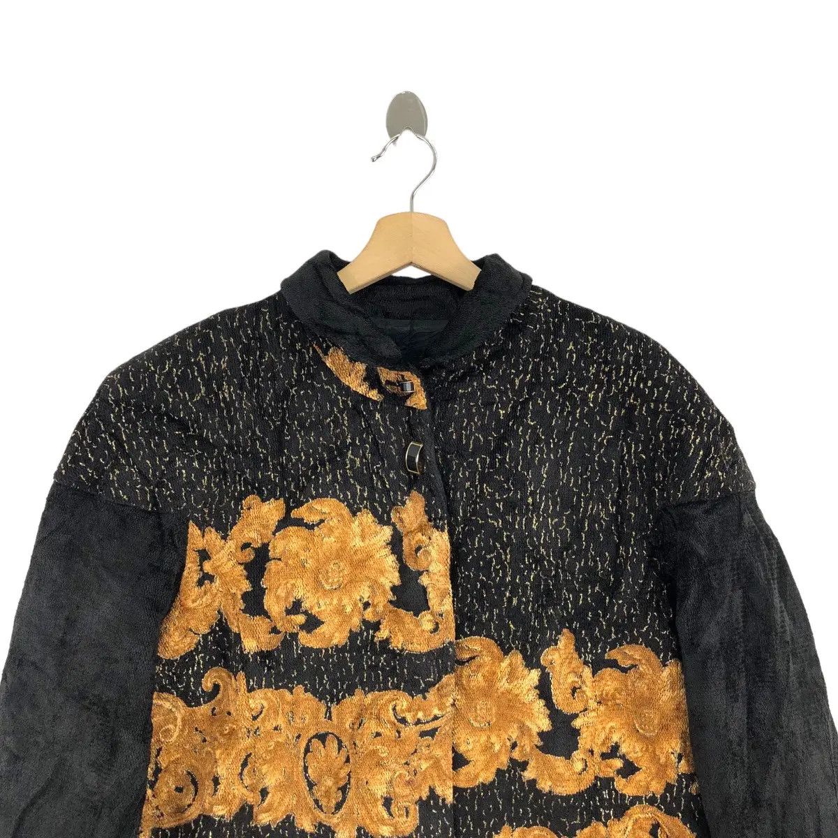 Vintage Vtg 80’ FRANCA V. PAOLONI Milano Italy Floral Tweed Coat Size L / US 10 / IT 46 - 2 Thumbnail