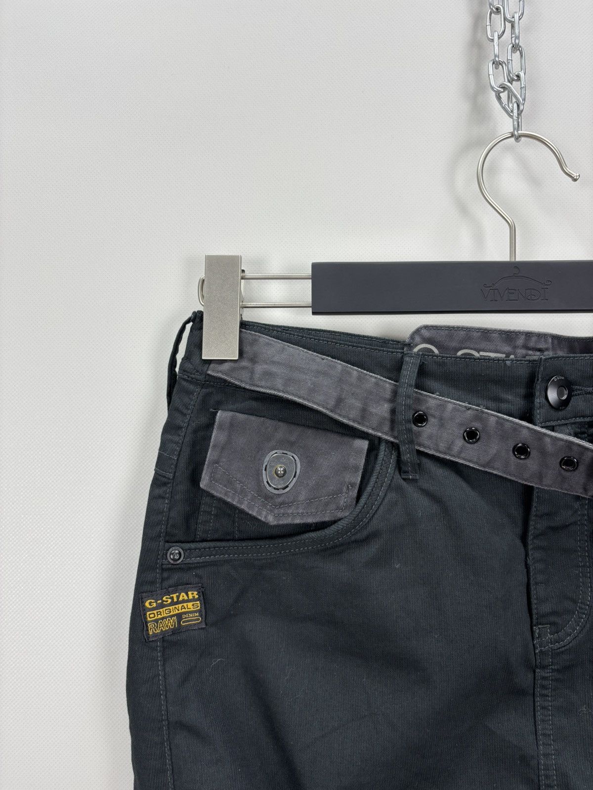 G-Star Womens cargo skirt Y2k G Star Raw Size 26 Color Black Size 25" / US 0 / IT 36 - 4 Thumbnail