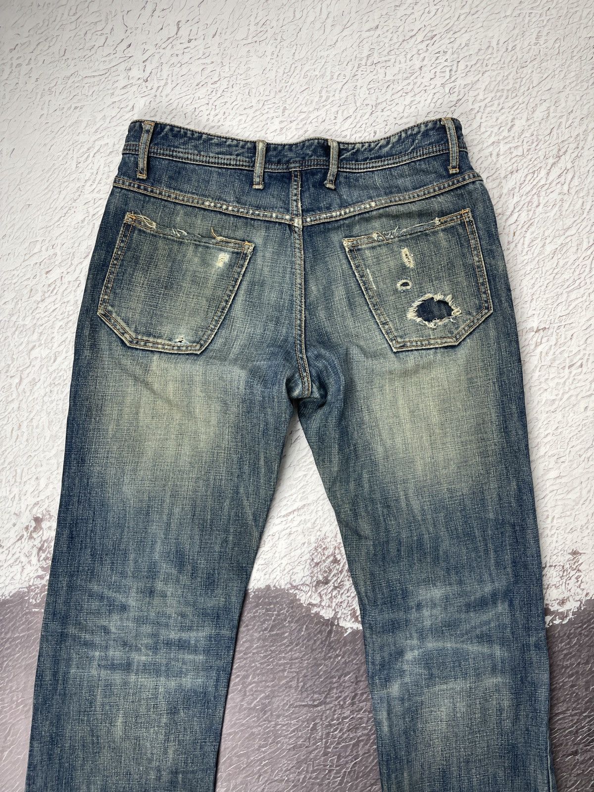 Japanese Brand × RAGEBLUE Rageblue Japanese distressed vintage denim jeans pants Size US 32 / EU 48 - 19 Thumbnail