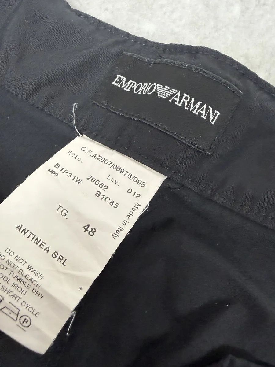 Emporio Armani AW2008 Emporio Armani Black Cargo Pants Size US 32 / EU 48 - 9 Thumbnail