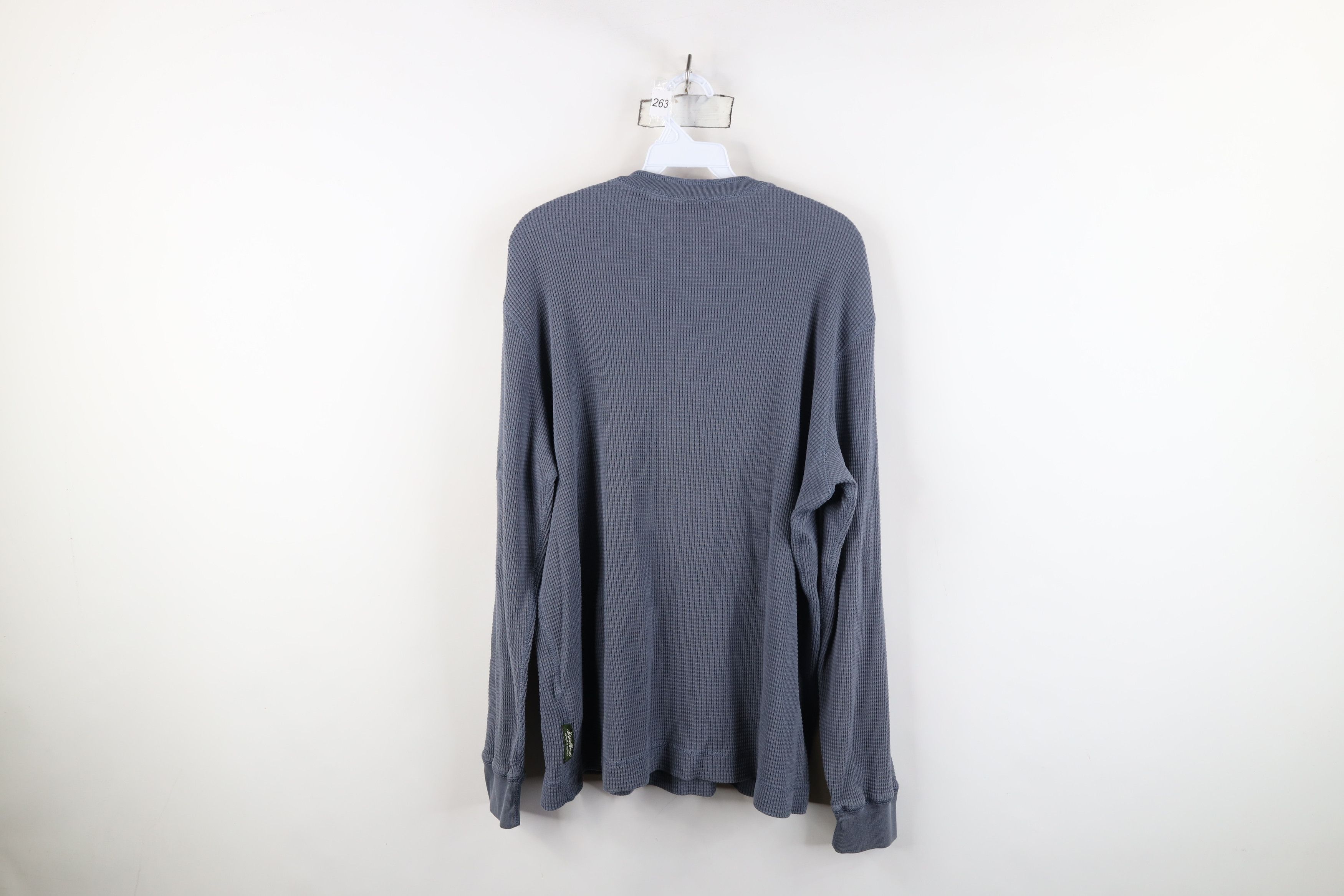 Eddie Bauer Vintage Y2K Eddie Bauer Thermal Waffle Knit Henley T-Shirt Size US L / EU 52-54 / 3 - 11 Thumbnail