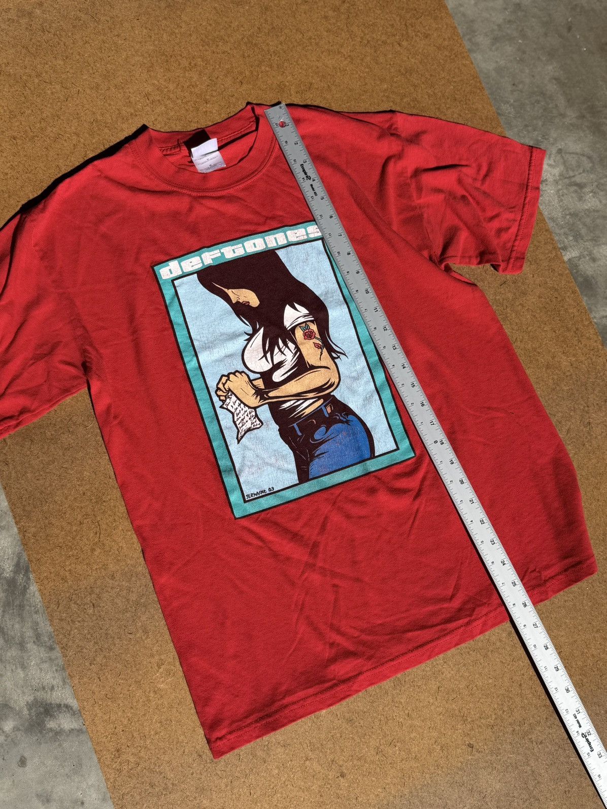 Vintage DEFTONES Vintage 2003 Jermaine Rogers print Medium Size US M / EU 48-50 / 2 - 5 Thumbnail