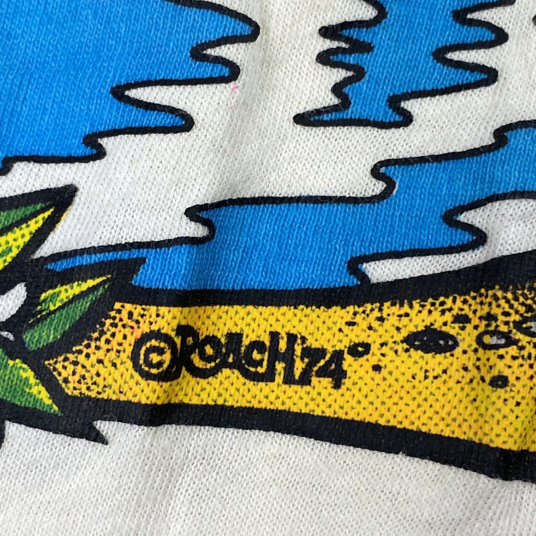 Vintage VINTAGE 1970s Roach Water Sports Graphic T-Shirt-Unisex Small Ivory Hippie Style Watercraft Water Sports Mens Size US S / EU 44-46 / 1 - 3 Thumbnail