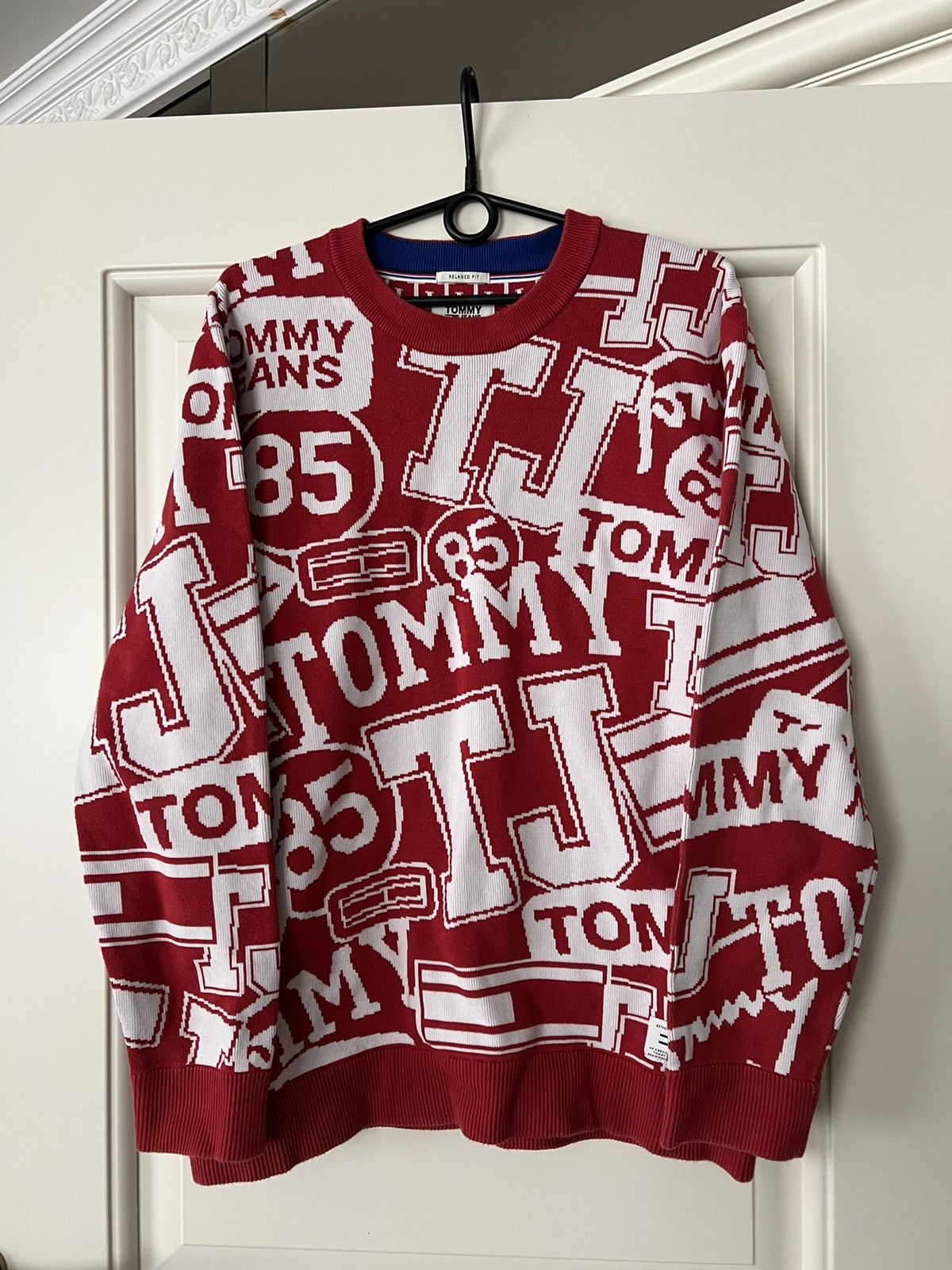 Tommy Hilfiger × Tommy Jeans Tommy Hilfiger Knit Sweatshirt Size US L / EU 52-54 / 3 - 1 Thumbnail