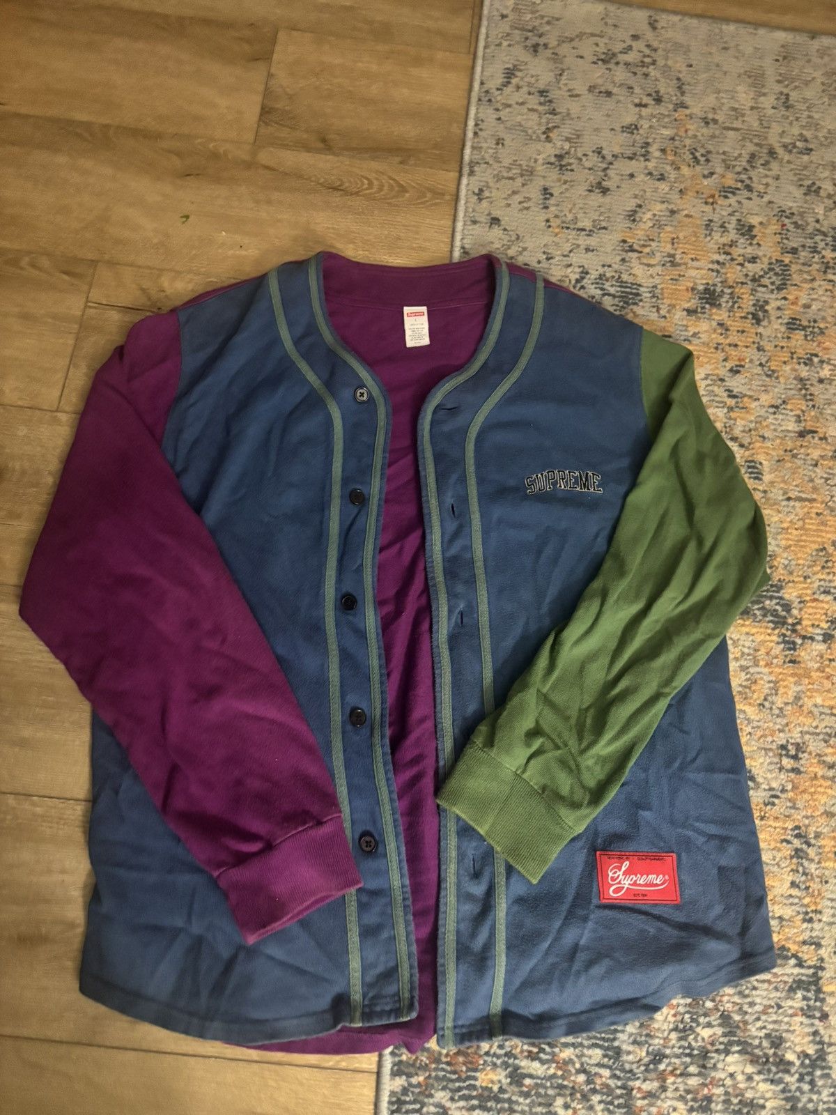 Supreme Supreme Baseball cardigan Size US L / EU 52-54 / 3 - 1 Thumbnail