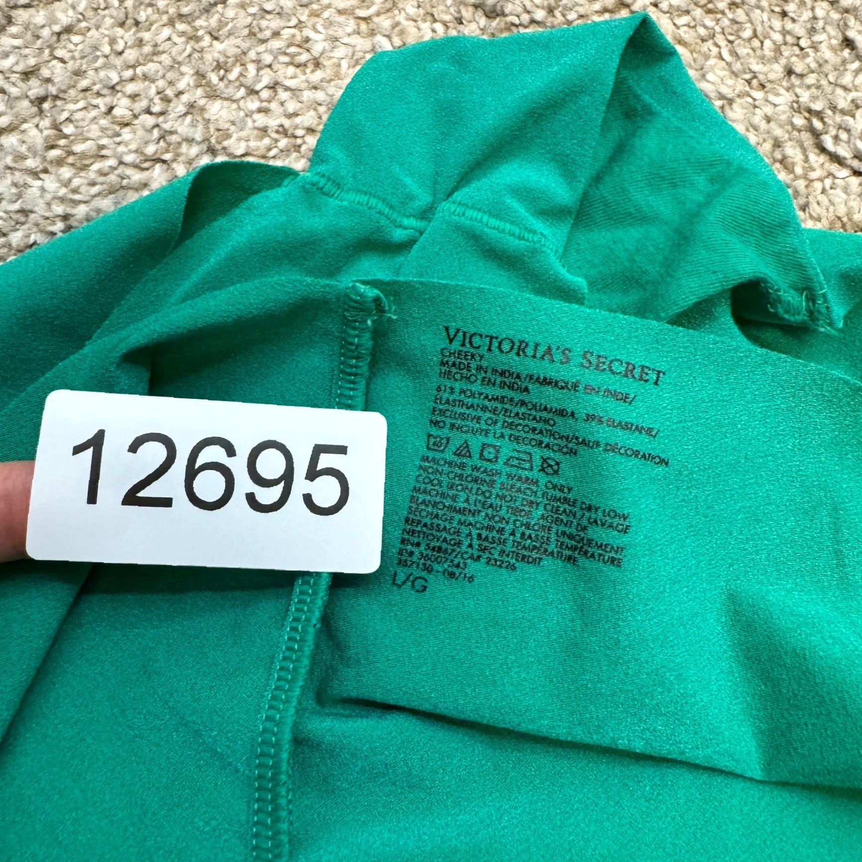 Victoria's Secret Victoria's Secret Cheeky Panty Underwear Large Seafoam Green Stretch Size 36" / US 14 / IT 50 - 4 Thumbnail