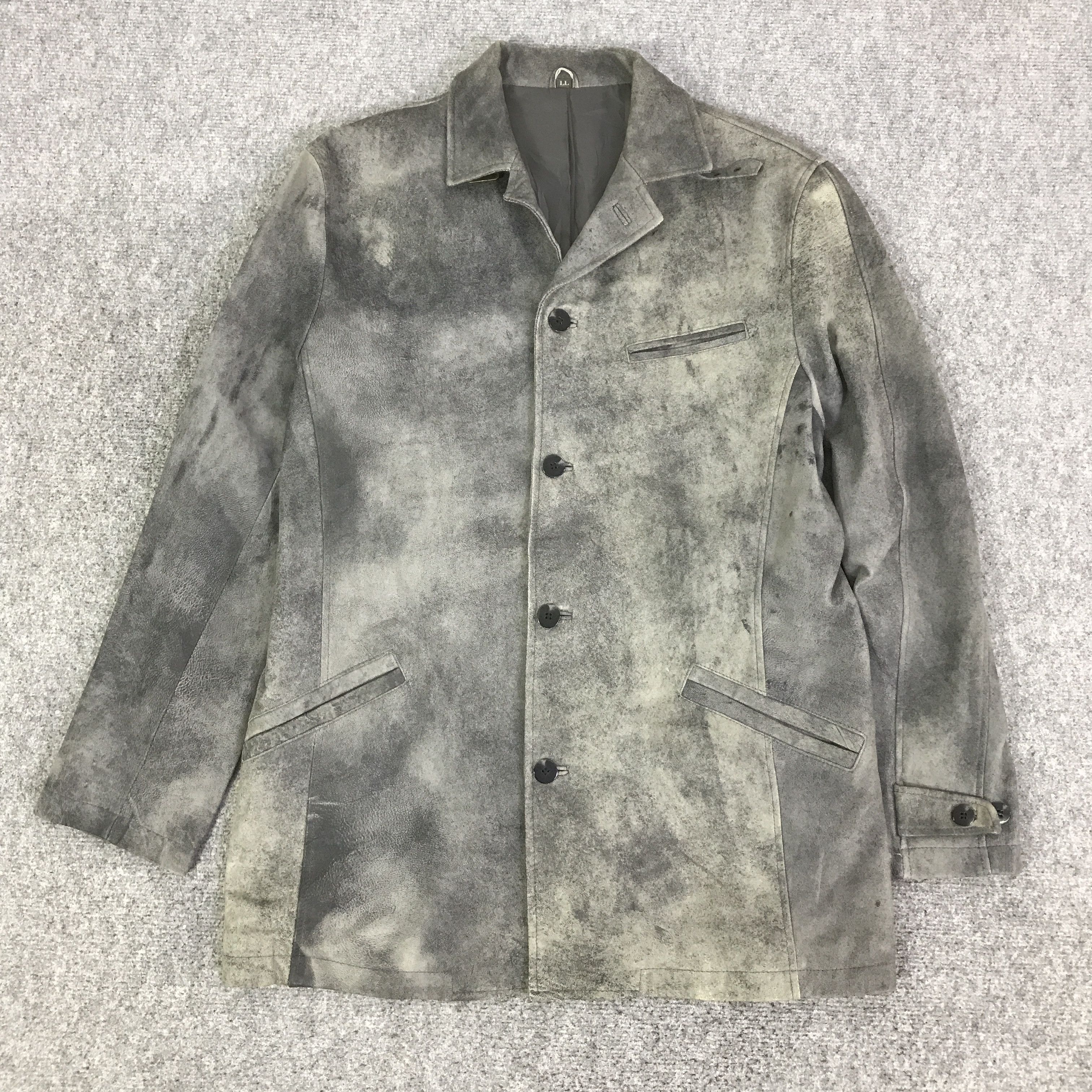Japanese Brand WIND ARMOR NICHIWA LEATHER PUNK JACKET K105B7 Size US L / EU 52-54 / 3 - 1 Thumbnail