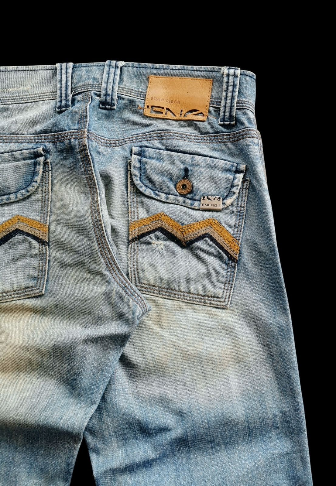 Ed Hardy Y2K Energie Style Clash Jeans Size 30 Vintage Denim Size US 30 / EU 46 - 17 Thumbnail