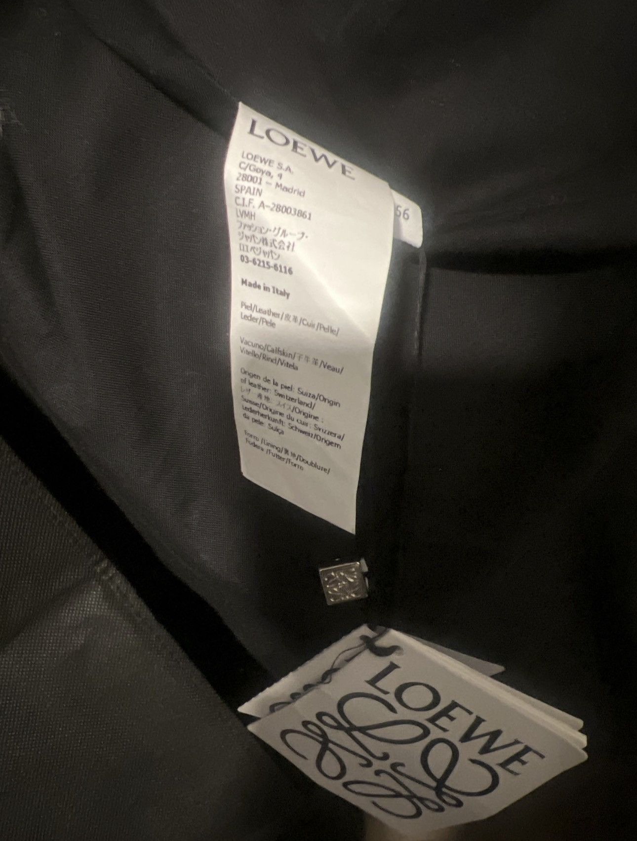 Loewe Loewe Distressed Black Leather Jacket OverShirt Size US XL / EU 56 / 4 - 4 Thumbnail