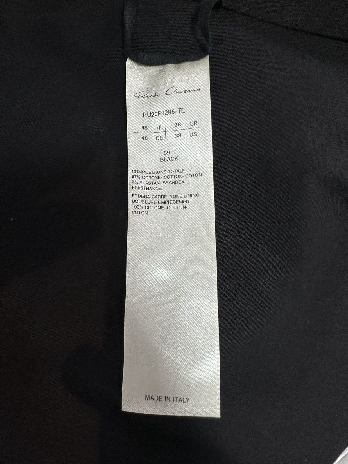 Rick Owens Rick Owens Performa FW20 Shirt Size US M / EU 48-50 / 2 - 5 Thumbnail