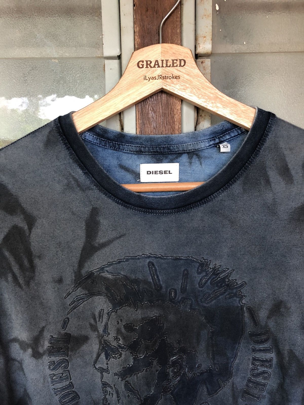 Diesel Diesel Style Punk Blue Black Shirt Tee Size US XS / EU 42 / 0 - 7 Thumbnail