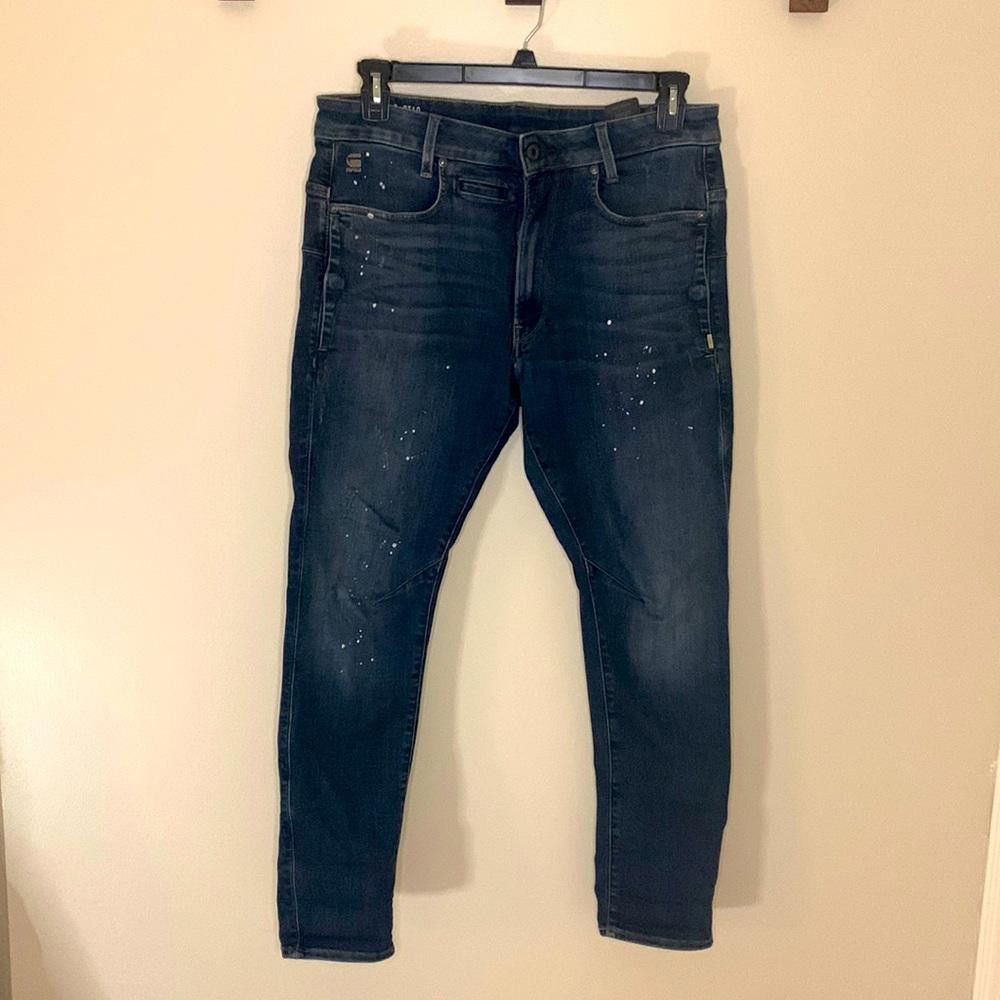Designer G-Star RAW - Slim D-Staq Jean - 31W30L -91% Ctn , 9% El Size US 31 - 2 Thumbnail