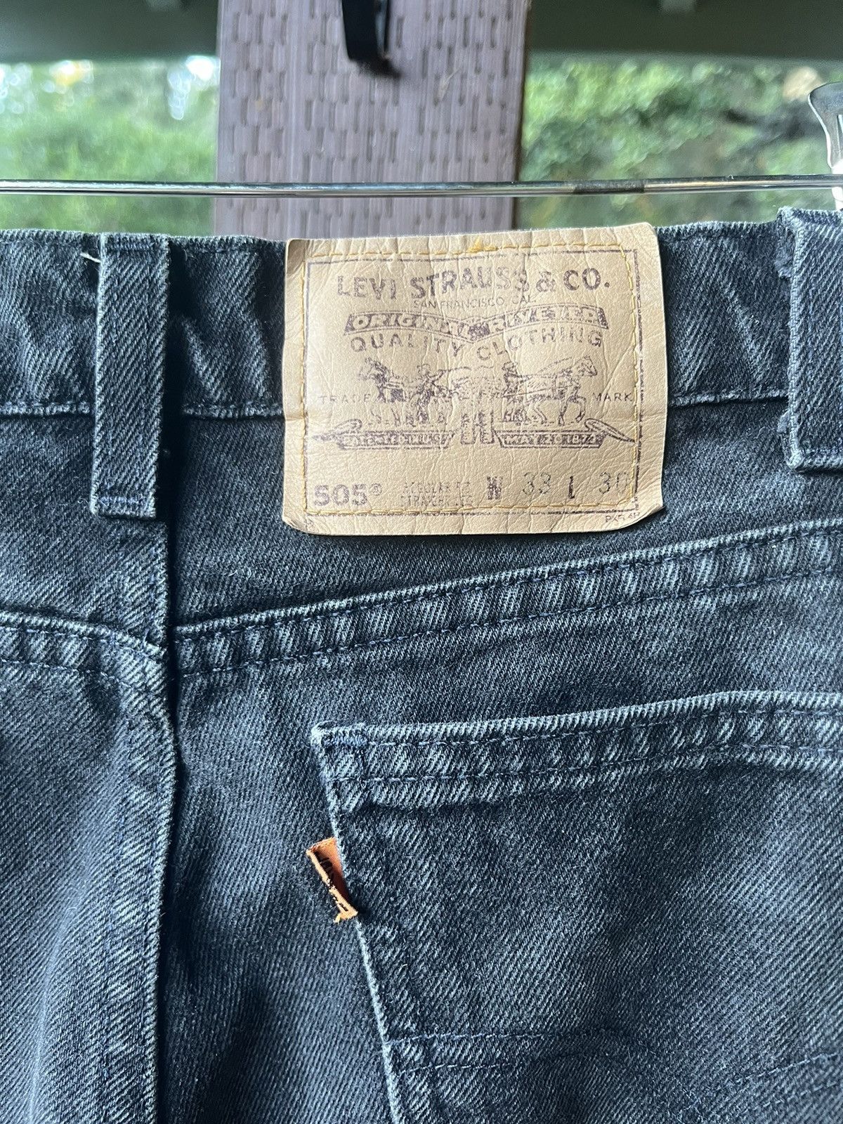 Levi's Levi’s Orange Tab 505 made in USA 33x30 (see measurements) Size US 33 - 7 Thumbnail