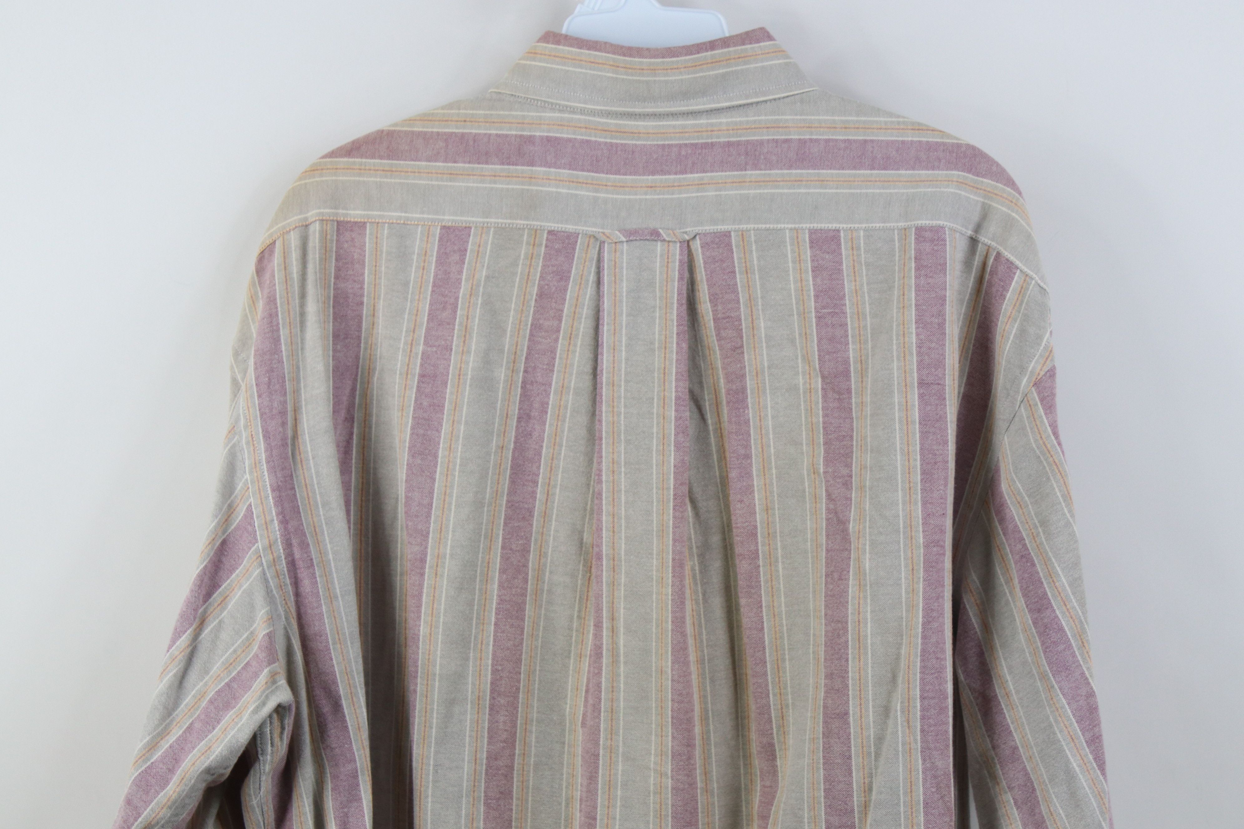 Vintage Vintage 90s Streetwear Oxford Collared Button Down Shirt Size US XL / EU 56 / 4 - 12 Thumbnail