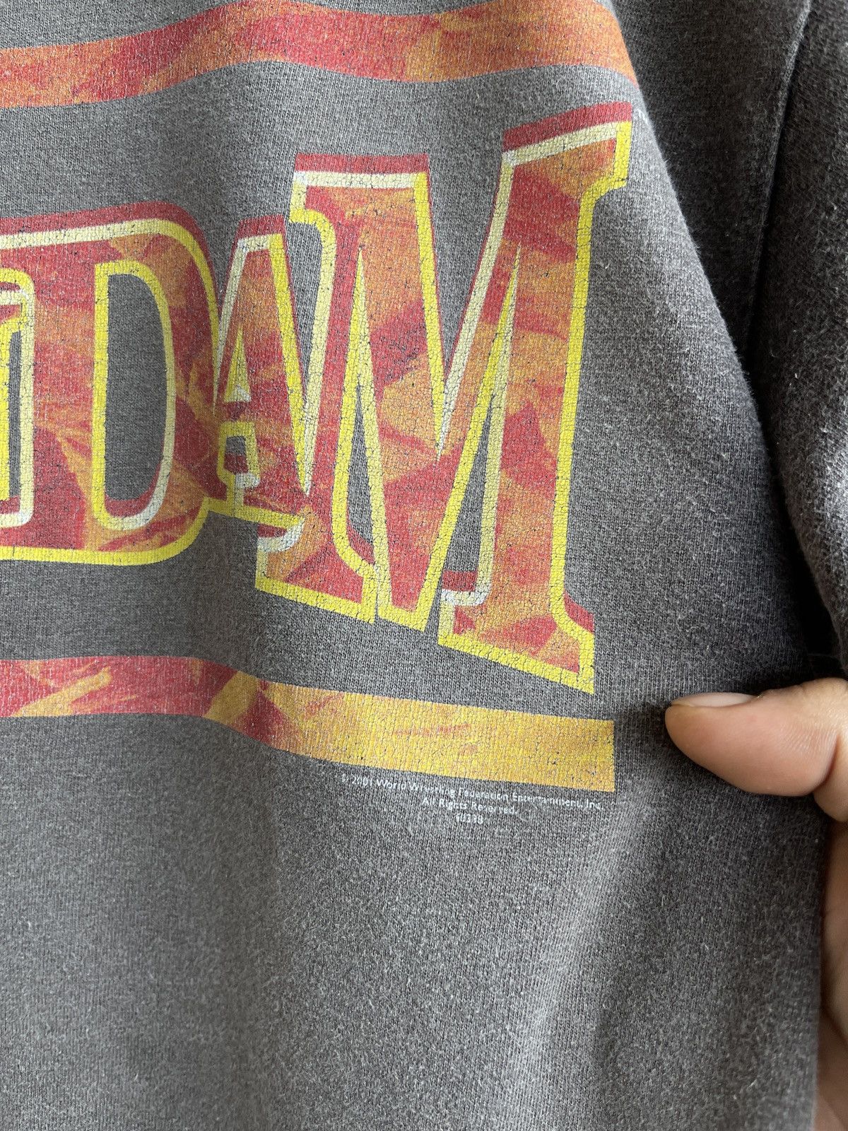 Vintage SUN FADED🔥Rare🔥Vintage WWF Rob Van Dam T Shirt Size US M / EU 48-50 / 2 - 8 Thumbnail
