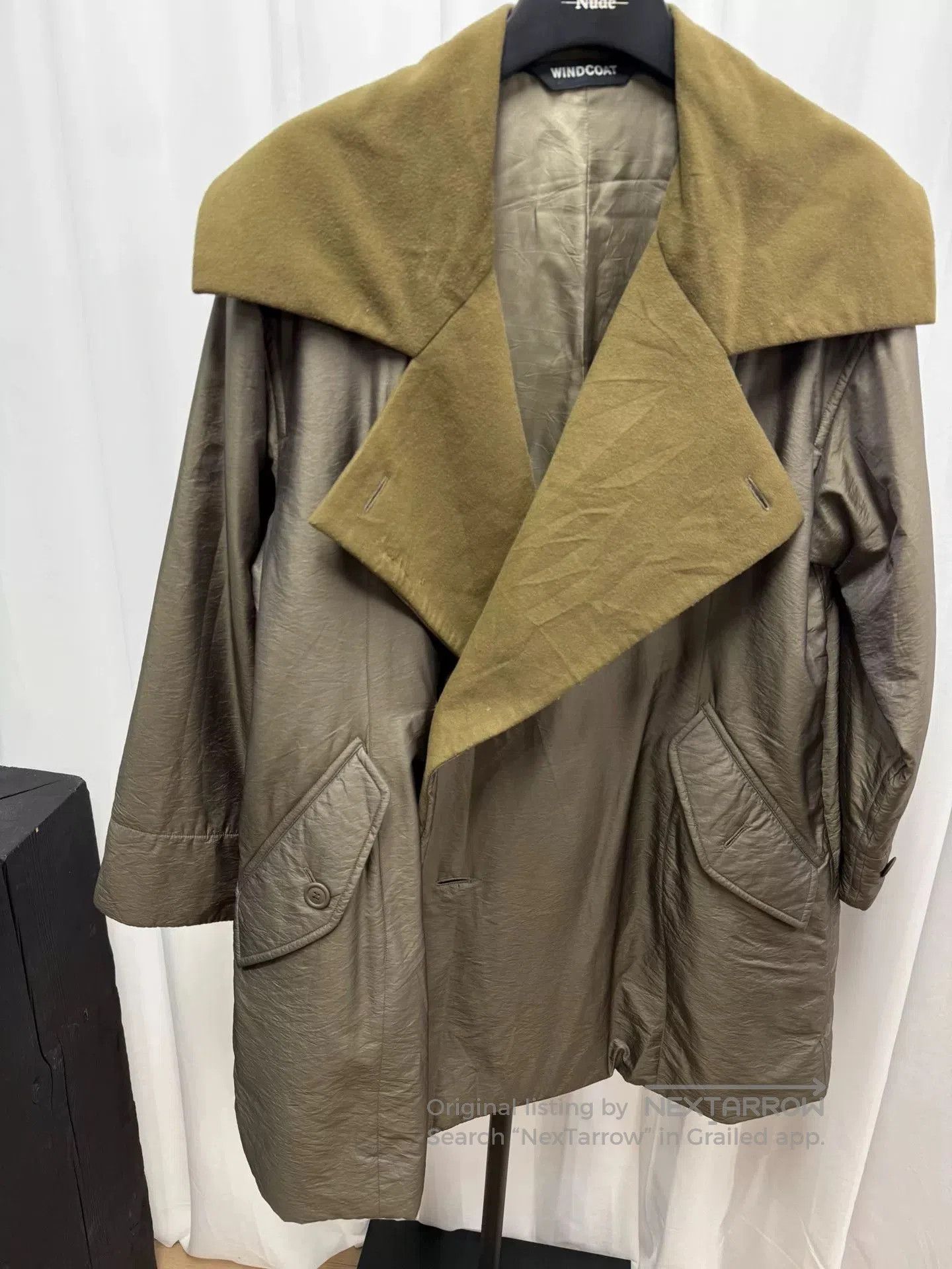 Issey Miyake issey miyake oversized windcoat with large collar. Size US XXL / EU 58 / 5 - 2 Thumbnail