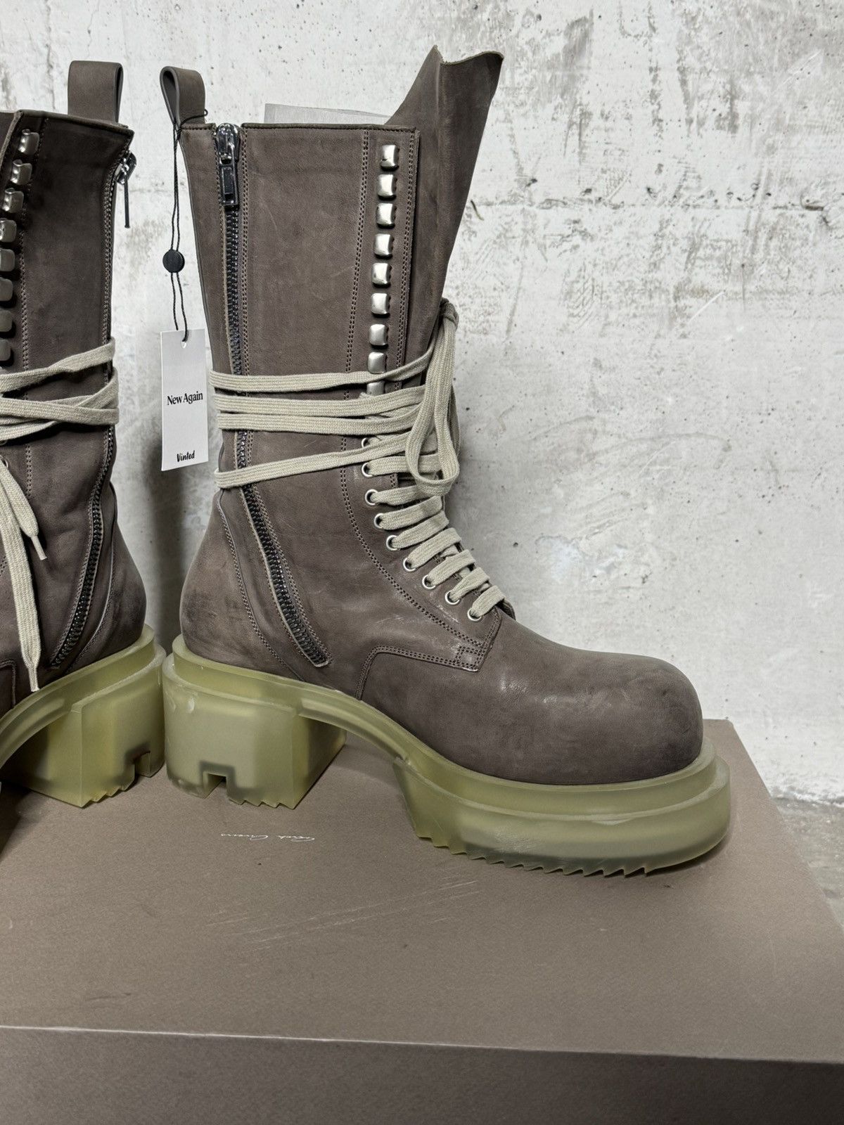 Rick Owens Rick Owens Army bogun 44 UK10.5 Sample 1/1 mega laced Size US 10.5 / EU 43-44 - 3 Thumbnail