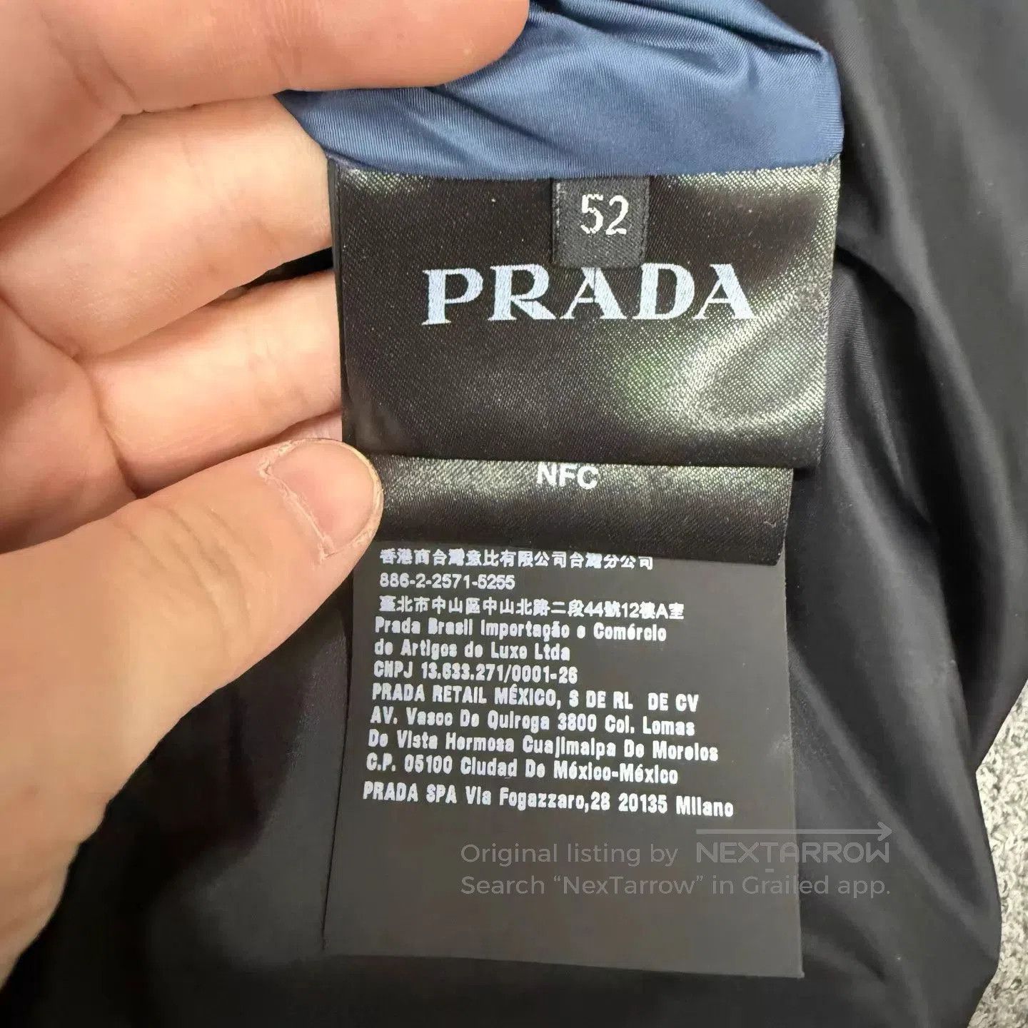 Prada Black Lightweight Zip-Up Jacket. Size US L / EU 52-54 / 3 - 4 Thumbnail