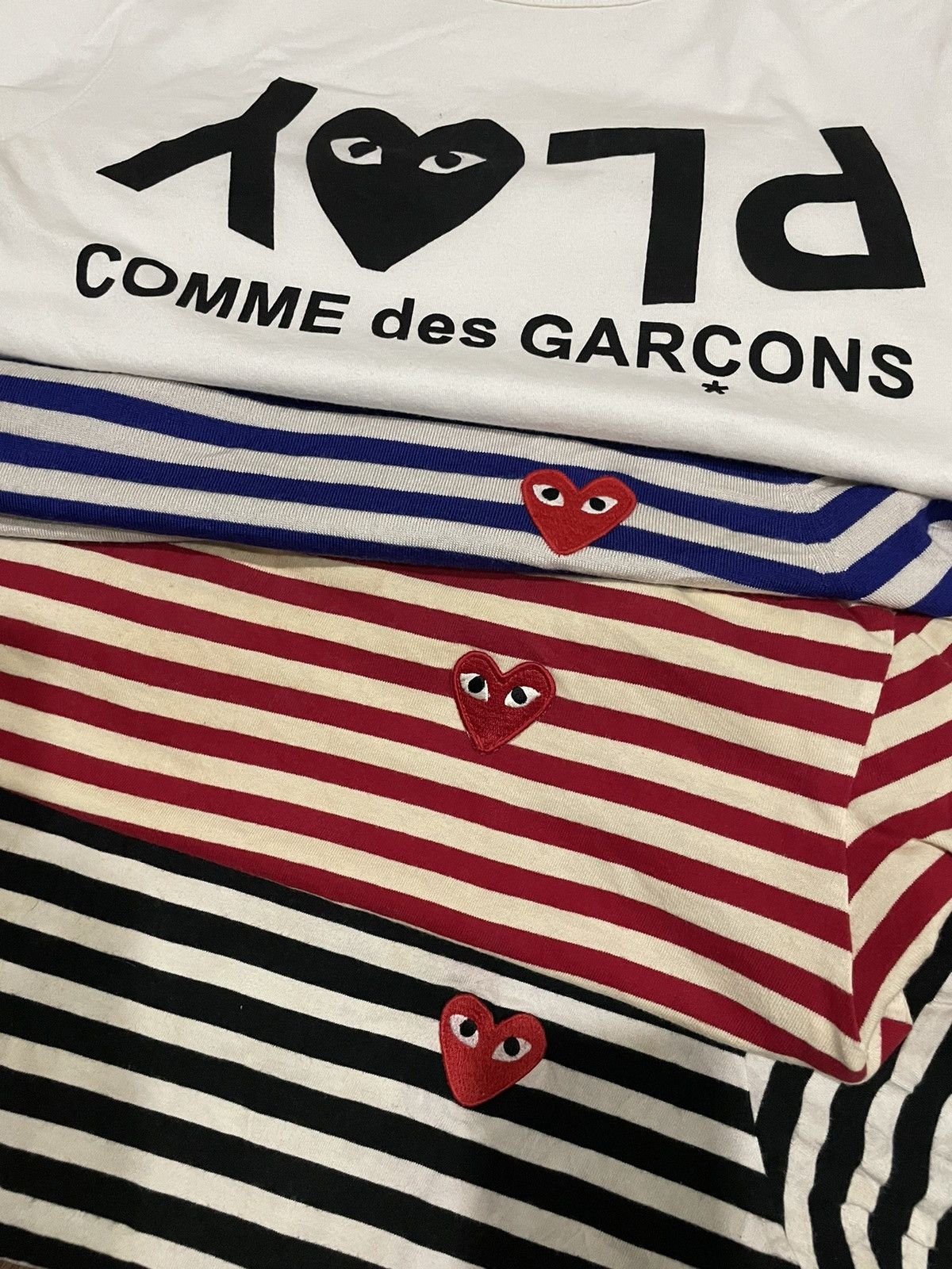 Comme des Garcons Rare🔥Comdes Garcons Play Longsleeve Tee Size US M / EU 48-50 / 2 - 11 Thumbnail