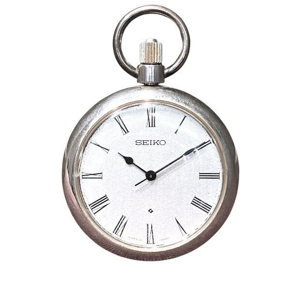 Seiko Seiko Seiko Stainless Steel Pocket Watch Metal Other 5740-0080 DUTY FREE for USA Size ONE SIZE - 1 Thumbnail