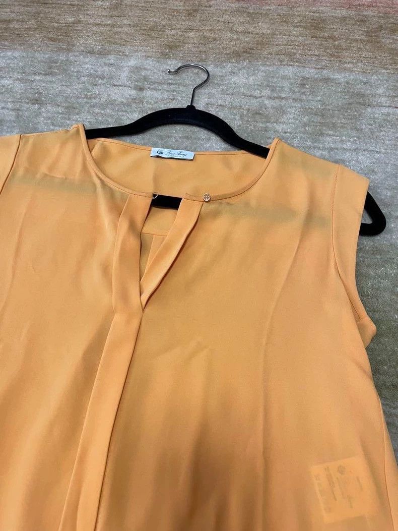 Loro Piana LORO PIANA Silk sleeveless top Size M / US 6-8 / IT 42-44 - 3 Thumbnail