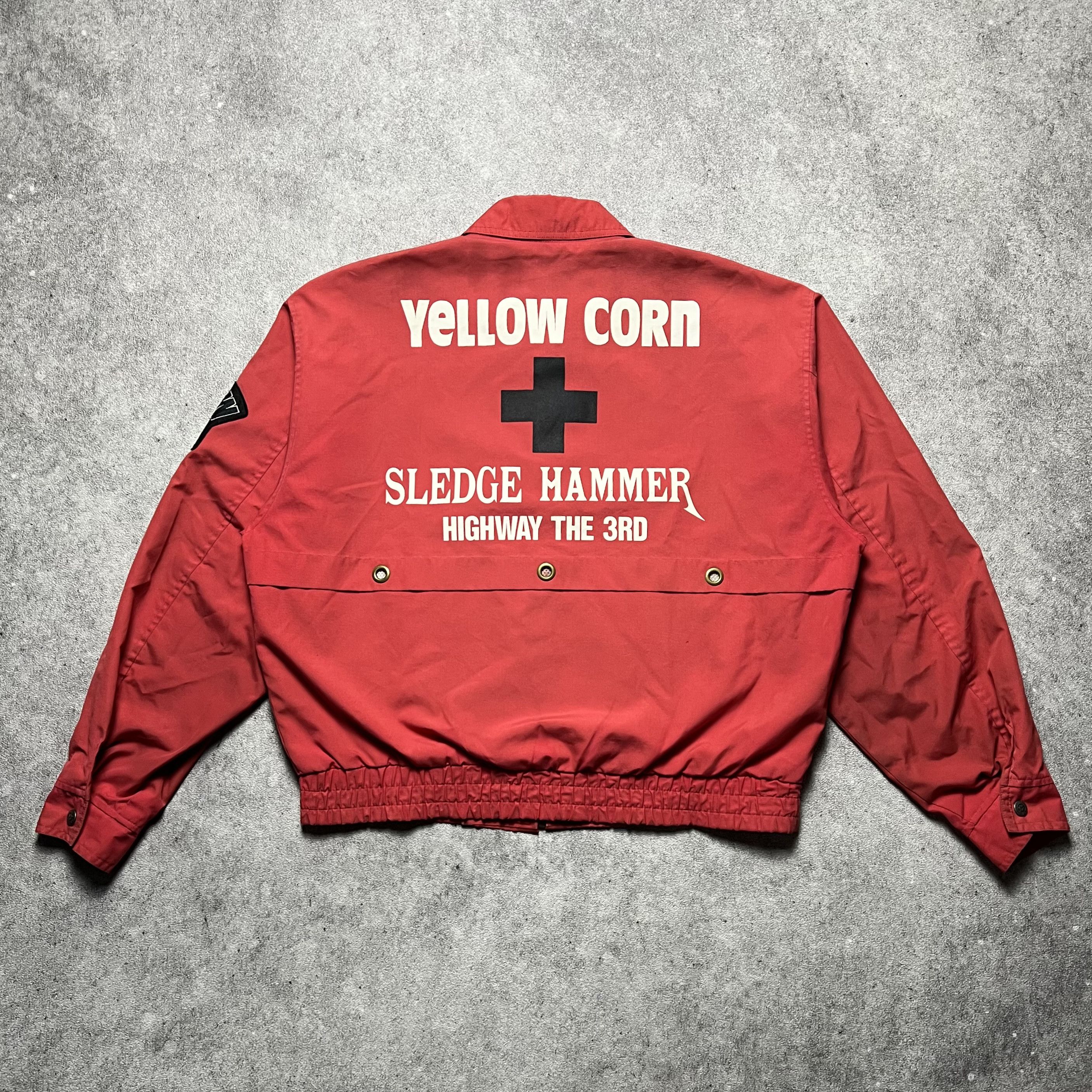 Schott × Vintage × YELLOW CORN Yellow Corn Windbreaker Jacket Size US M / EU 48-50 / 2 - 2 Thumbnail