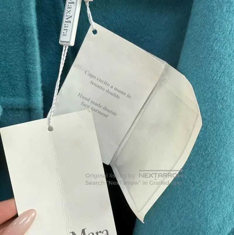 Max Mara MaxMara Spring Autumn Wool Cardigan in Lake Blue . Size S / US 4 / IT 40 - 2 Thumbnail