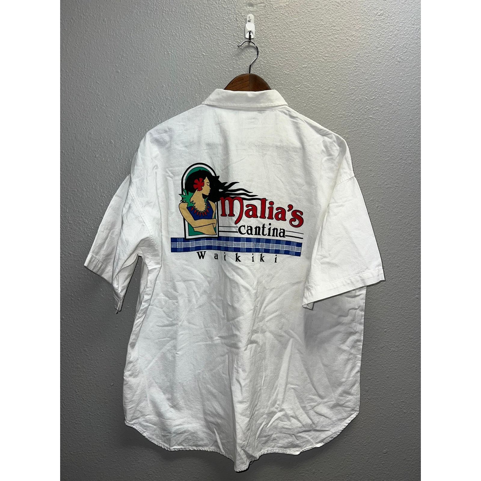 Vintage Vintage Crazy Shirts Hawaii Button Up Shirt Malia's Cantina Size US L / EU 52-54 / 3 - 1 Thumbnail