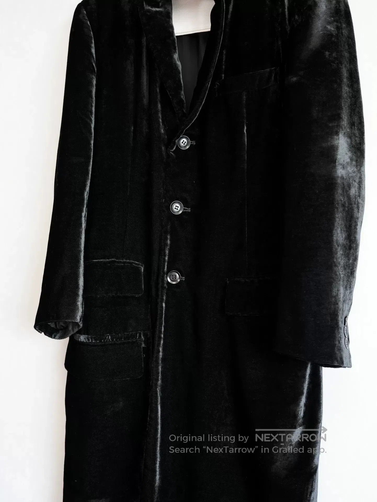 Yohji Yamamoto yohji yamamoto black velvet dr.jkt coat. Size US L / EU 52-54 / 3 - 6 Thumbnail