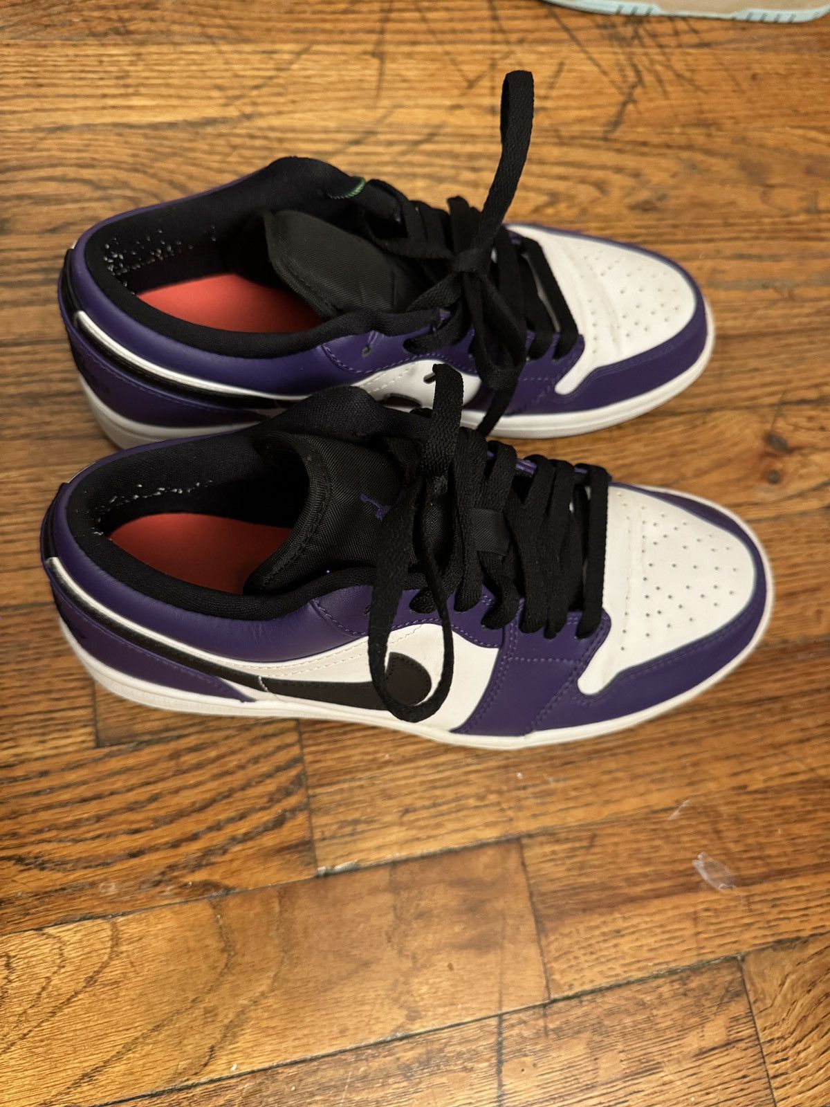 Nike Jordan 1 Low Court Purple White Size US 7 / EU 40 - 5 Thumbnail