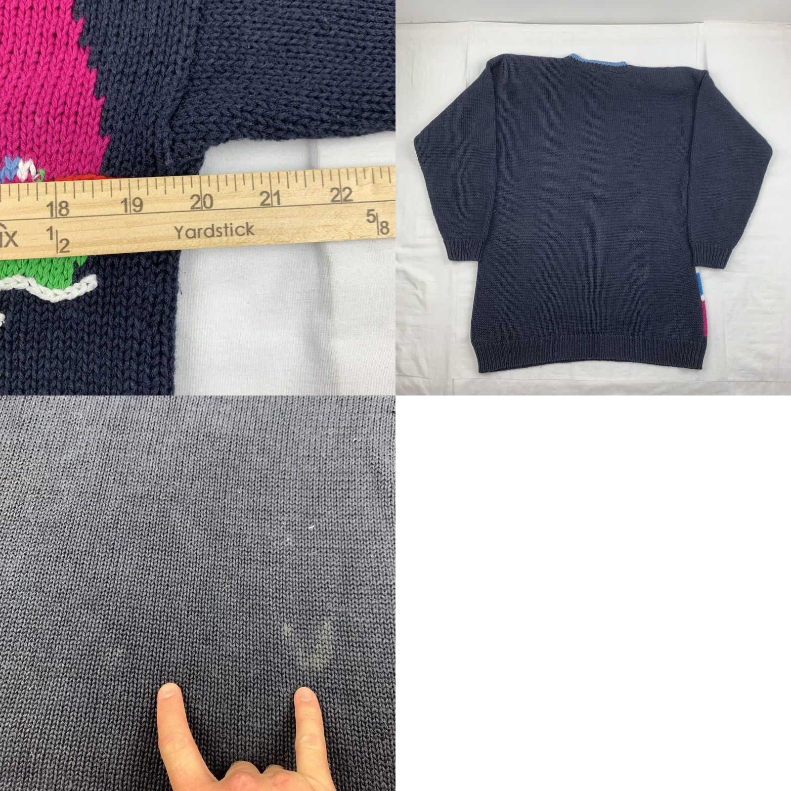 Vintage VINTAGE Best American Clothing Co Sweater Womens M Black Knit Sailboat 90s Pullover Crew Neck Long Sleeve Size M / US 6-8 / IT 42-44 - 8 Thumbnail