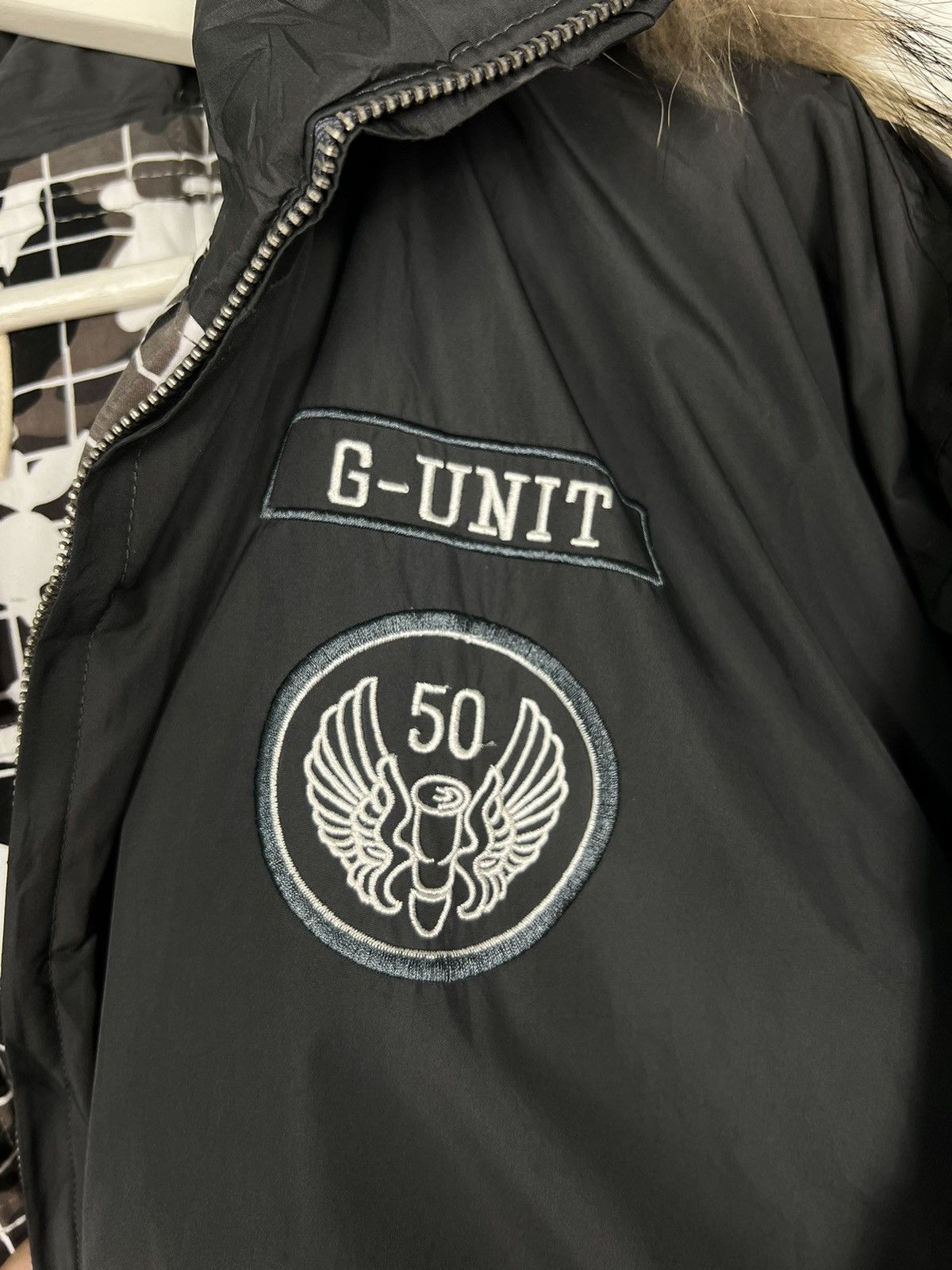 G-Unit 🔥 G UNIT FAUX FUR HOODIE BOMBER JACKET Size US XL / EU 56 / 4 - 16 Thumbnail